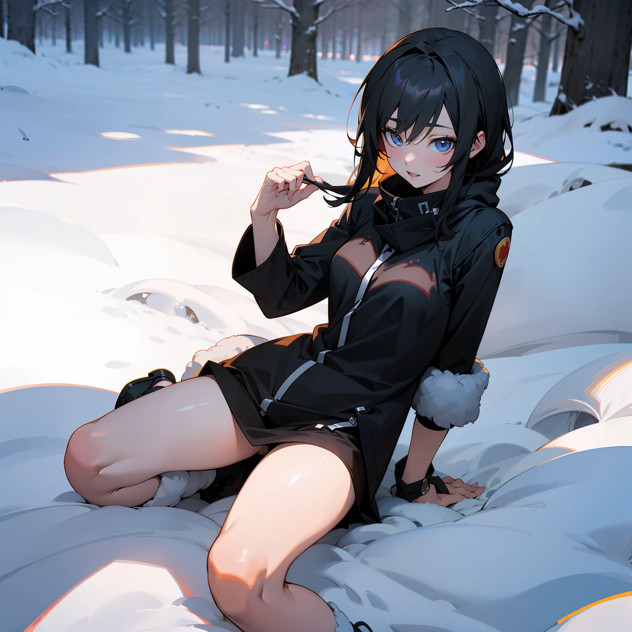 Yukino under the snow,full bodyesbian
