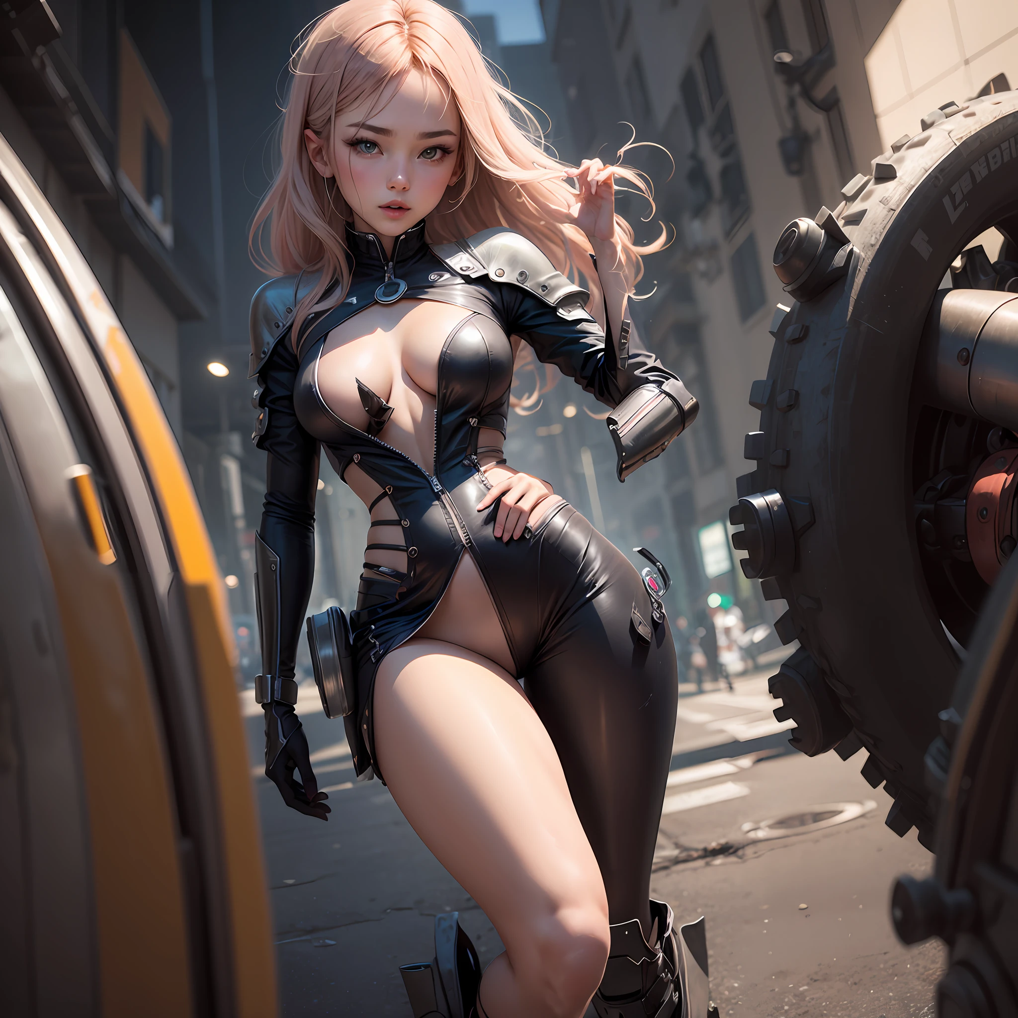 Bare chest,show legs,Raised sexy,The chest is very large,The clothes are little
