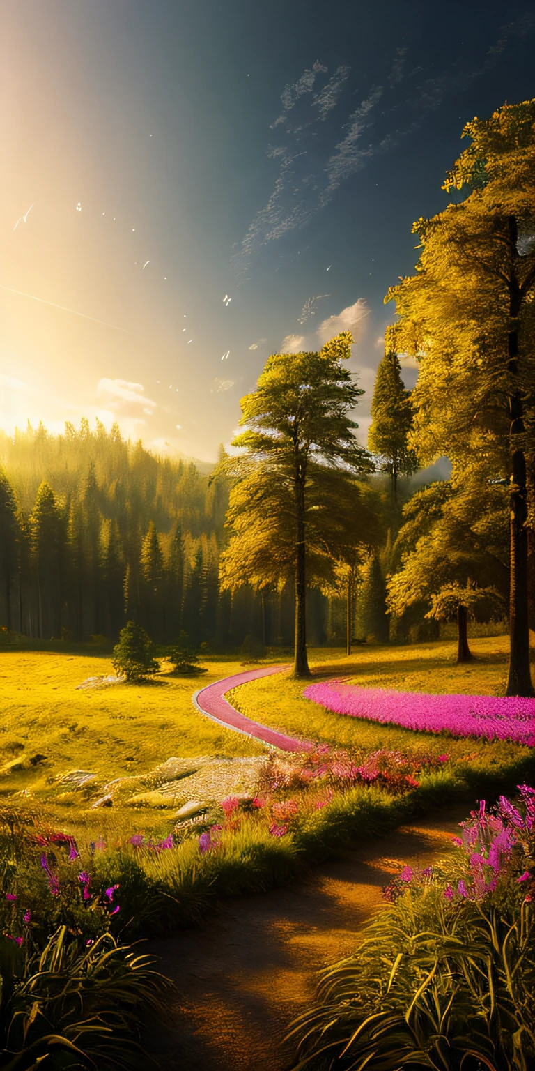 Masterpiece, best quality, high quality, extremely detailed CG unity 8k wallpaper, vast and quiet coniferous forest stretching to the horizon, lush green trees harmoniously gathered together, fresh breeze whispering through the leaves, frozen ground Topped with crystal snow, creating stunning peaceful landscapes, bokeh, depth of field, HDR, bloom, chromatic aberration, photorealism, highly detailed, trending on artstation, trending on CGsociety, intricate, high detail, dramatic, art by midjourney