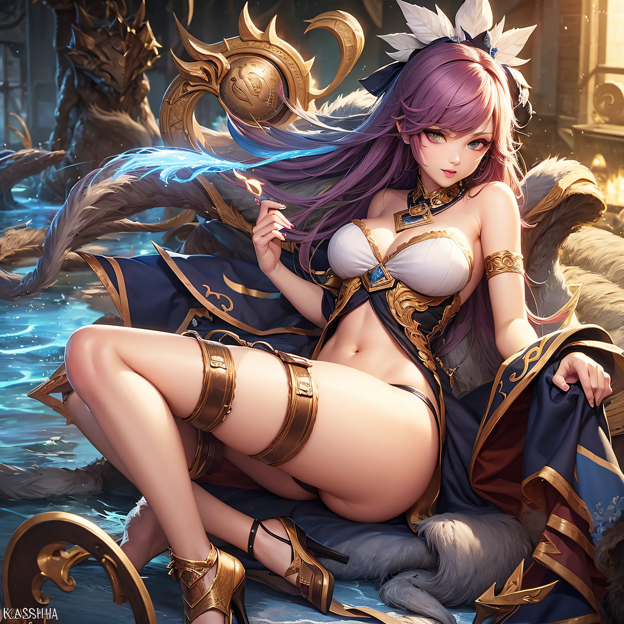 league of legend，Kasha，Sexy clothes --auto