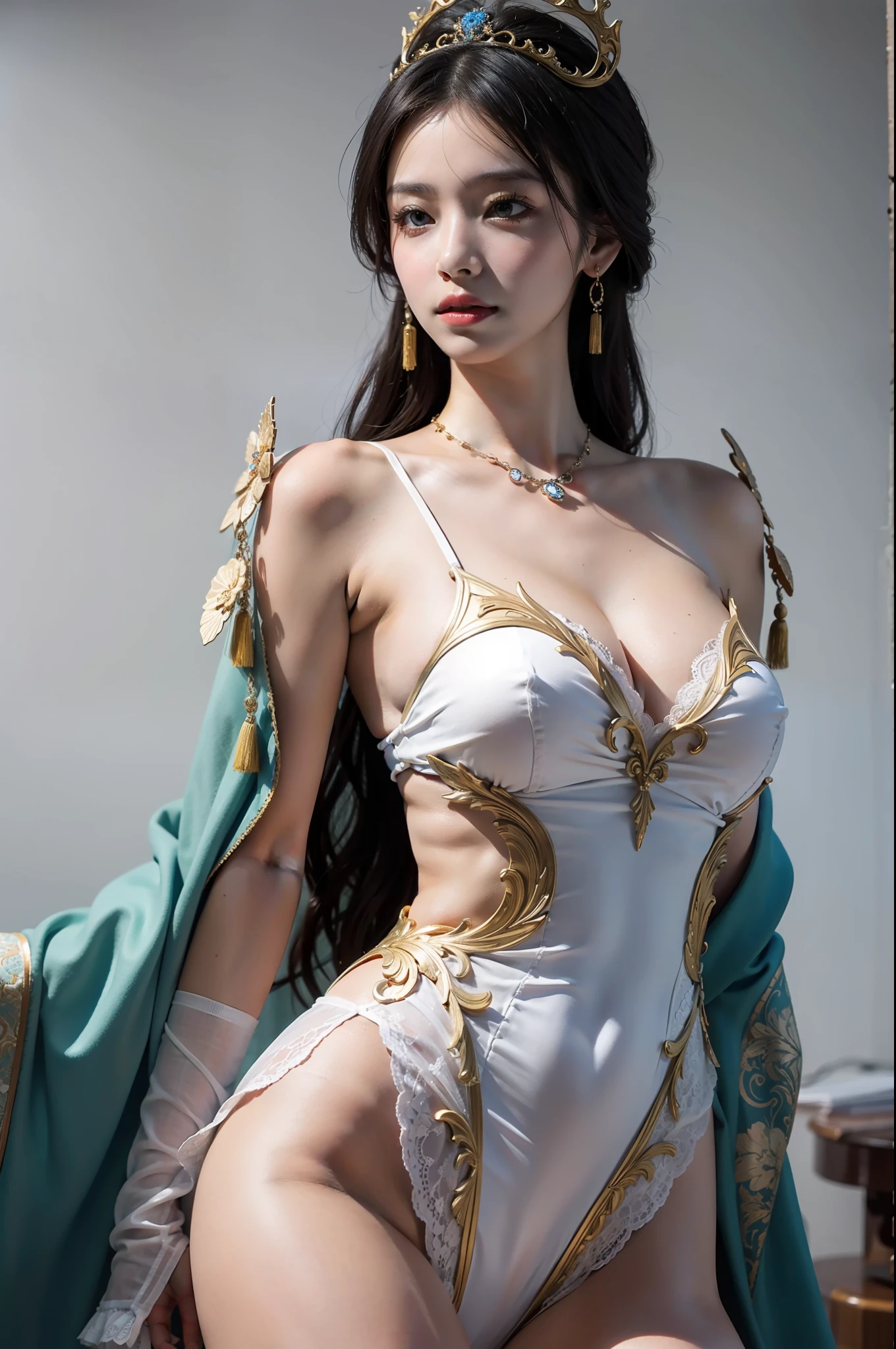 1girl, china girl, 30 years old, realistic, best quality, high resolution, highly detailed, big brestes,
