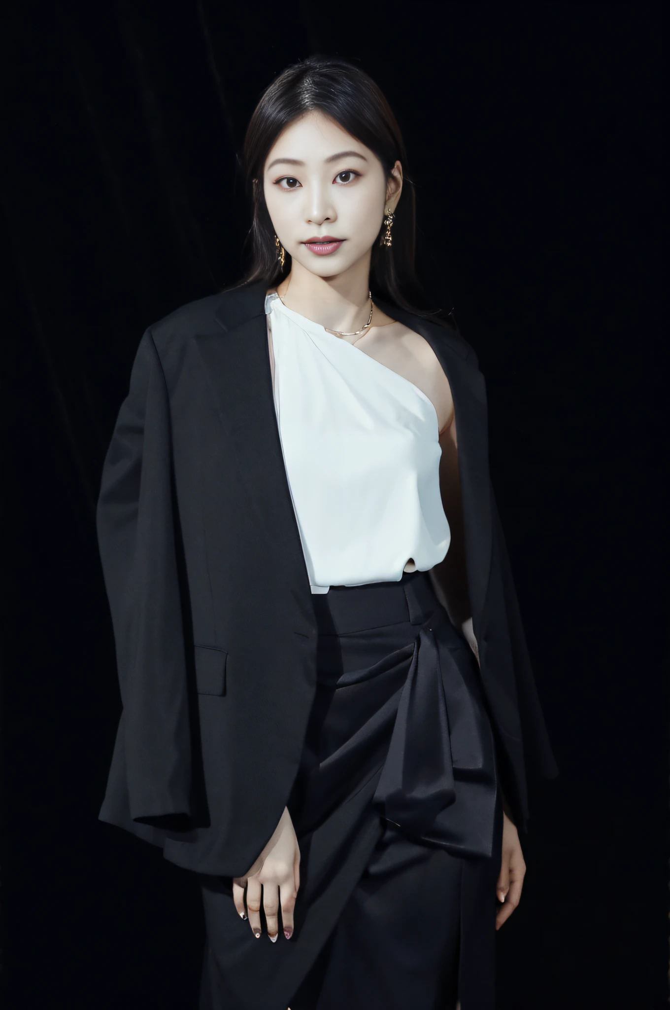 Arakfi asian woman in black jacket and white shirt, bae suzy, lee ji eun, Lee Ji-eun, Shin Jinying, Choi Hyun-hwa, hwang se - on, Gorgeous young Korean woman, Beautiful young Korean woman, jaeyeon nam, beautiful Korean women, park jimin, portrait of female korean idol, blackpink jennie