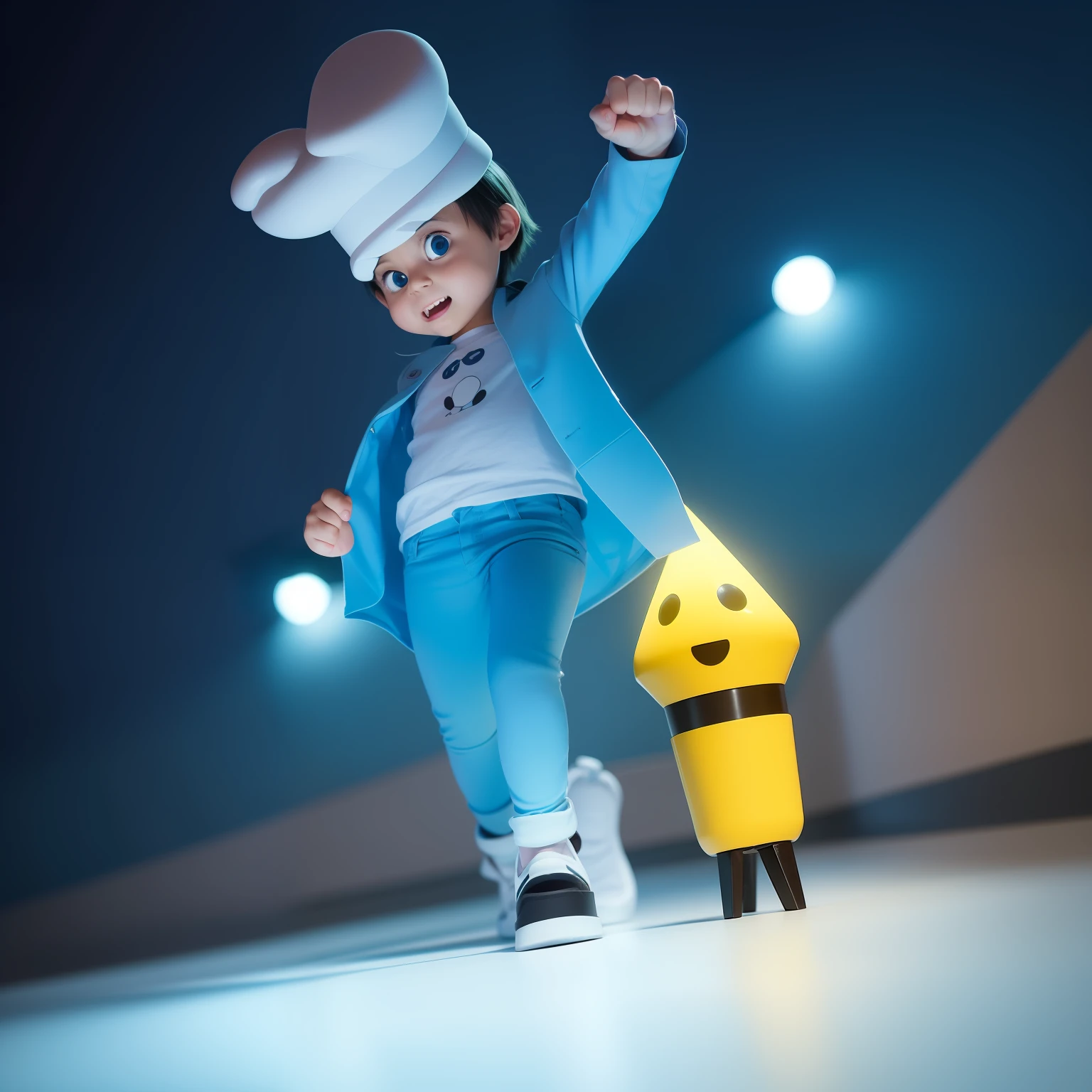 A cartoon character uses a clever system to monitor the company's data quality，And get alerts and reports when anything goes wrong – v5