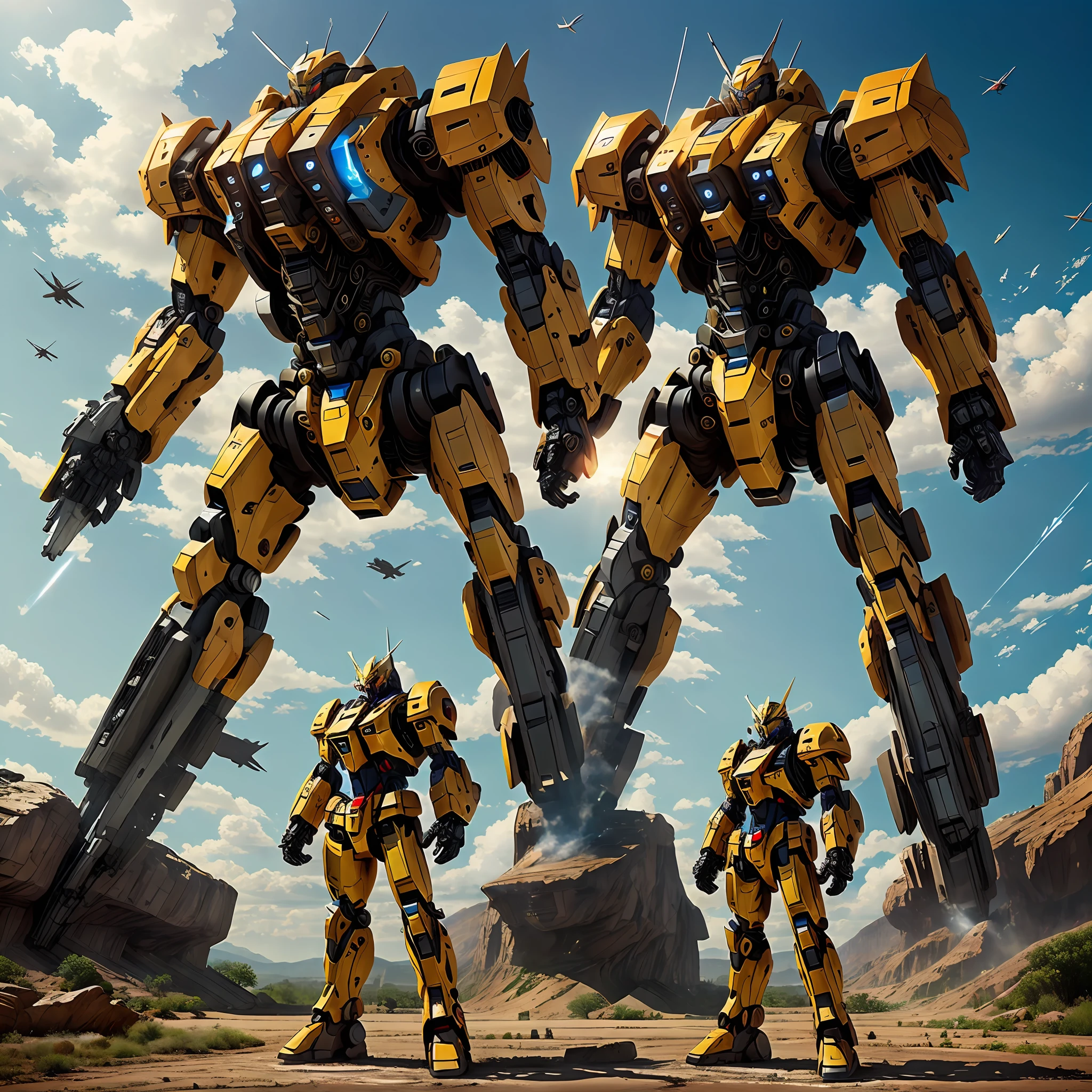 Surrealism, Ray Tracing, Photorealistic, UHD, High Detail, 32k, Best Quality, Textured Skin, Gundam Mecha, Flight, Funnel, Mecha Ship, Masterpiece, Best Quality, Mecha, Unmanned, (Full Body), (Black Mecha: 1.8), (Axisymmetric: 1.4), (HDR), (Movie Light: 1.1), White Eyes, Cool, Science Fiction, Fire, Universe, oversized shield, mecha man overlooking the background of the earth, with laser cannon beams, wars, conflicts, weapons in hand (has a huge weapon: 1.5), --auto