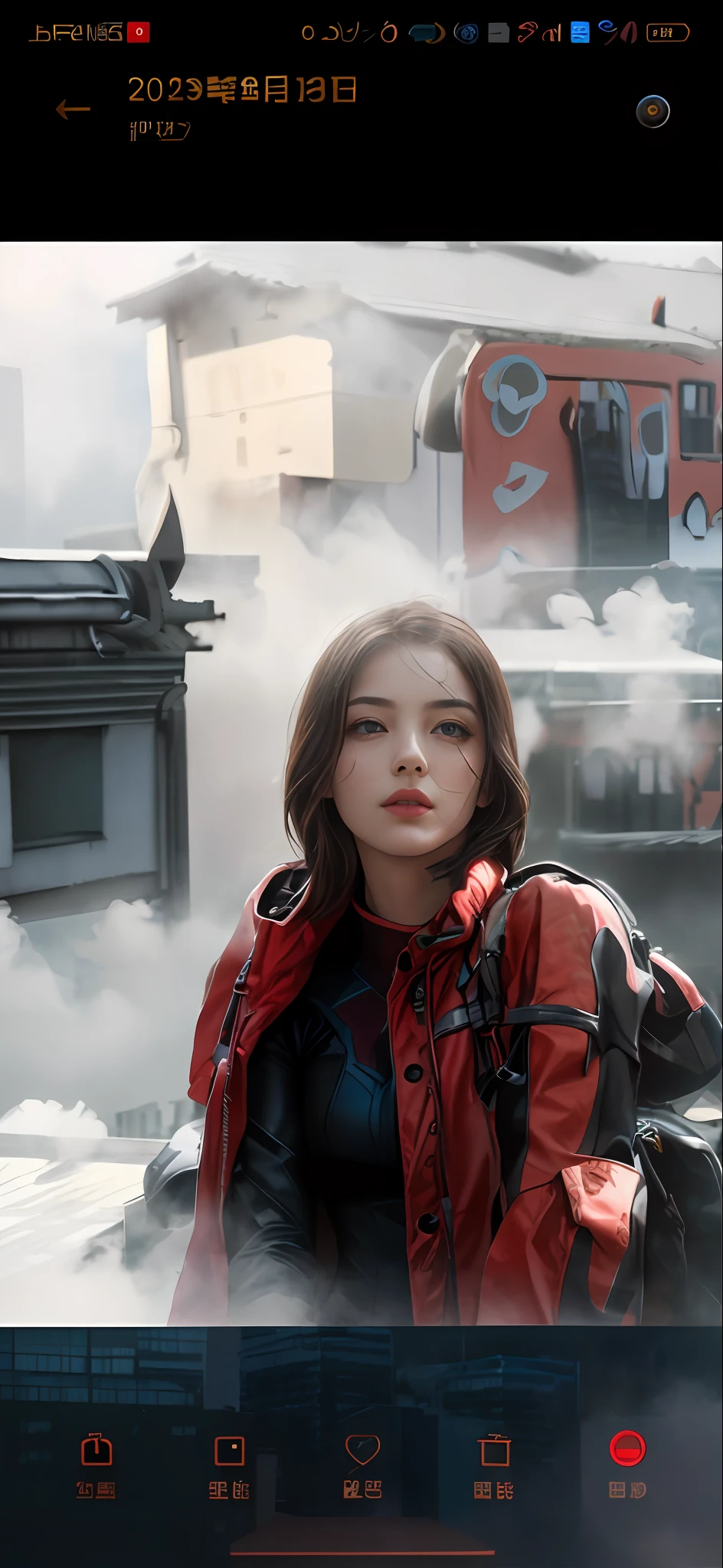 (1girl:1.3), Solo, (((Very detailed face)))), ((Very detailed eyes and face)))), Beautiful detail eyes, Body parts__, Official art, Unified 8k wallpaper, Super detailed, beautiful and beautiful, beautiful, masterpiece, best quality, original, masterpiece, super fine photo, best quality, super high resolution, realistic realism, sunlight, full body portrait, amazing beauty, dynamic pose, delicate face, vibrant eyes, (from the front), She wears Spider-Man suit, red and black color scheme, spider, very detailed city roof background, rooftop, overlooking the city, detailed face, detailed complex busy background, messy, gorgeous, milky white, highly detailed skin, realistic skin details, visible pores, clear focus, volumetric fog, 8k uhd, DSLR, high quality, film grain, fair skin, photo realism, lomography, futuristic dystopian megalopolis, translucent