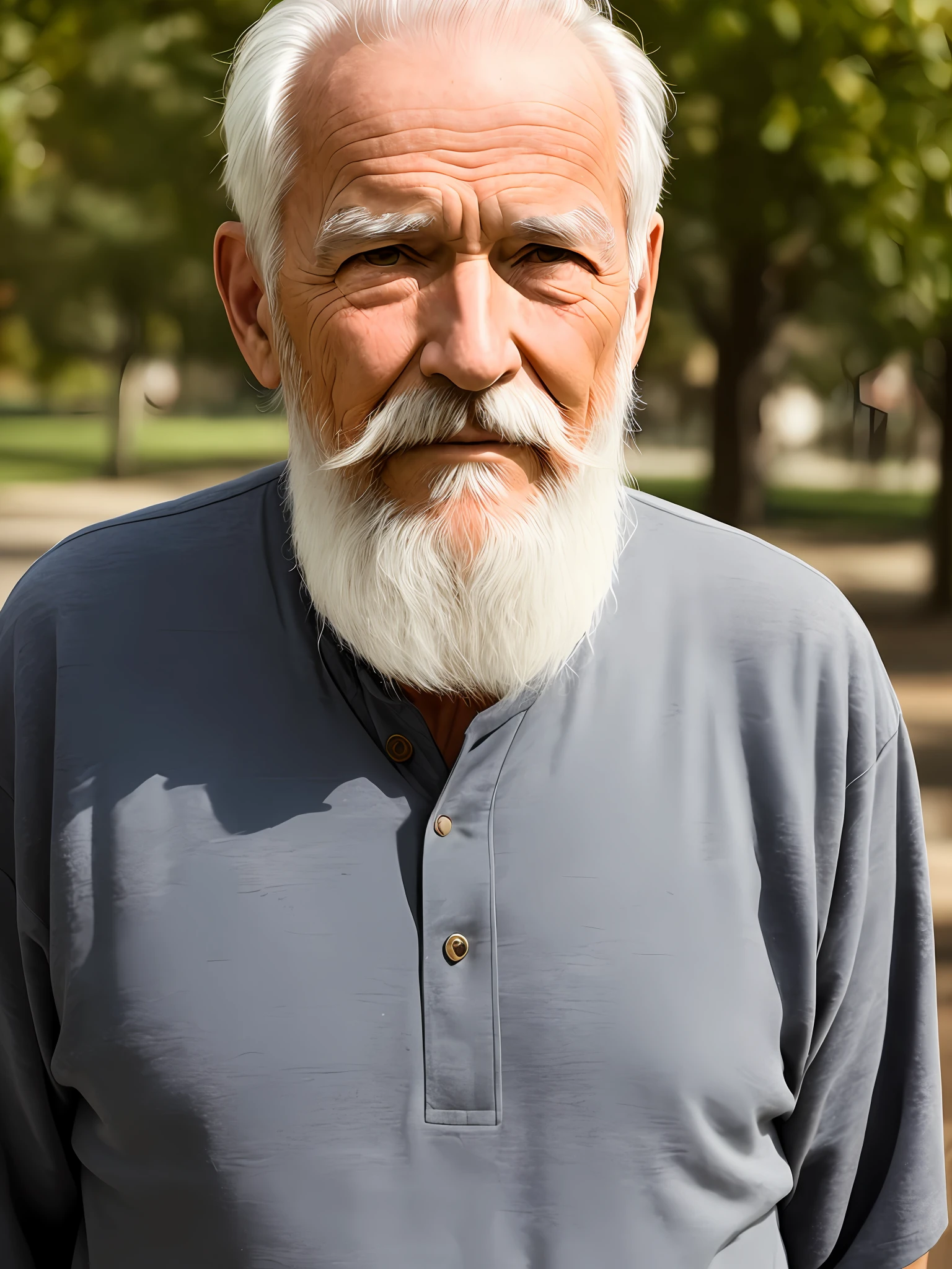 Old man with a beard