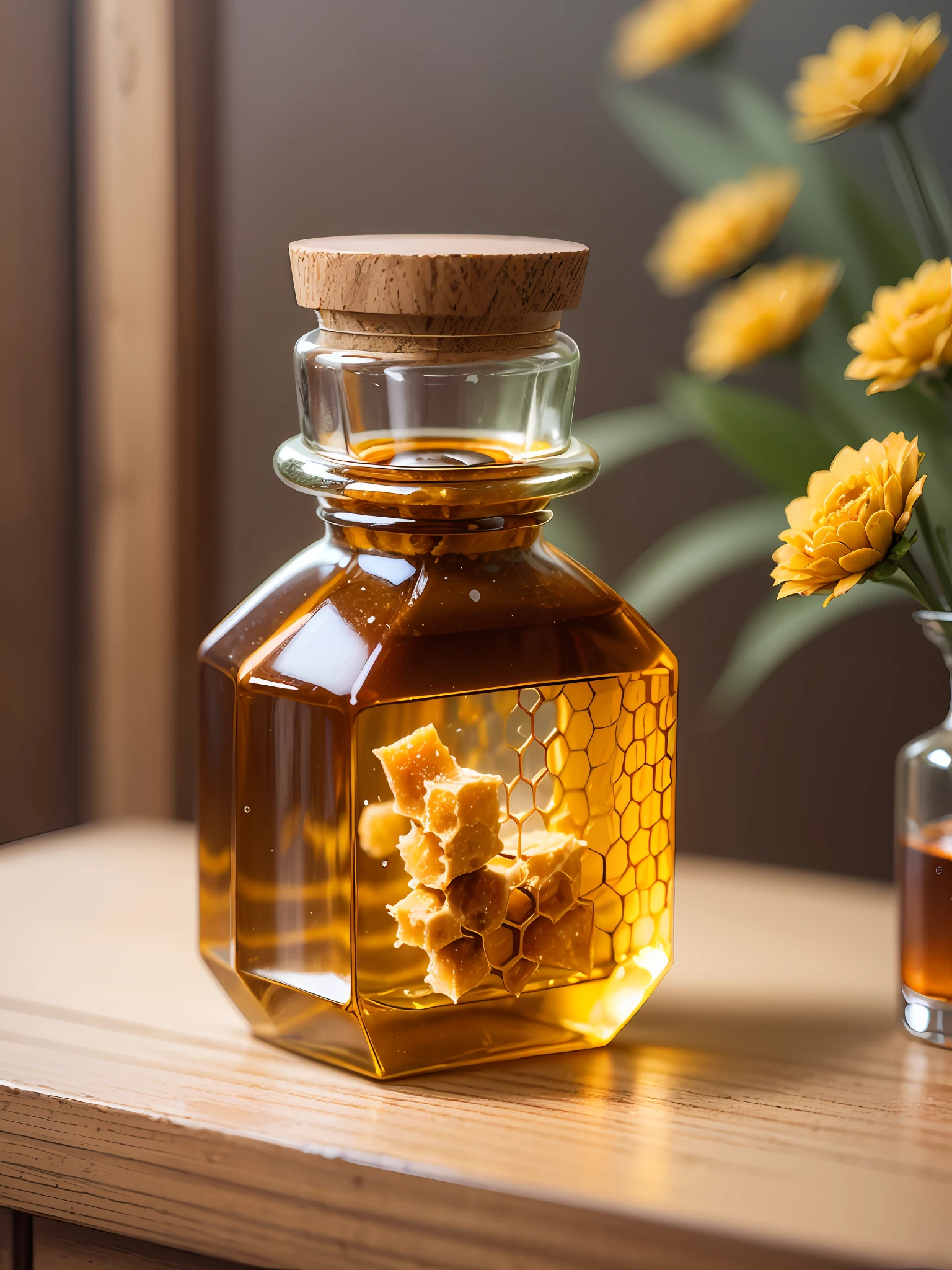 honey perfume's, honeycomb bottle. --auto --s2