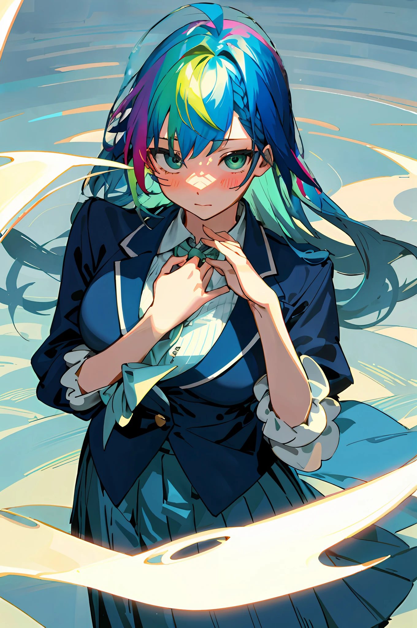 Colorful hair color