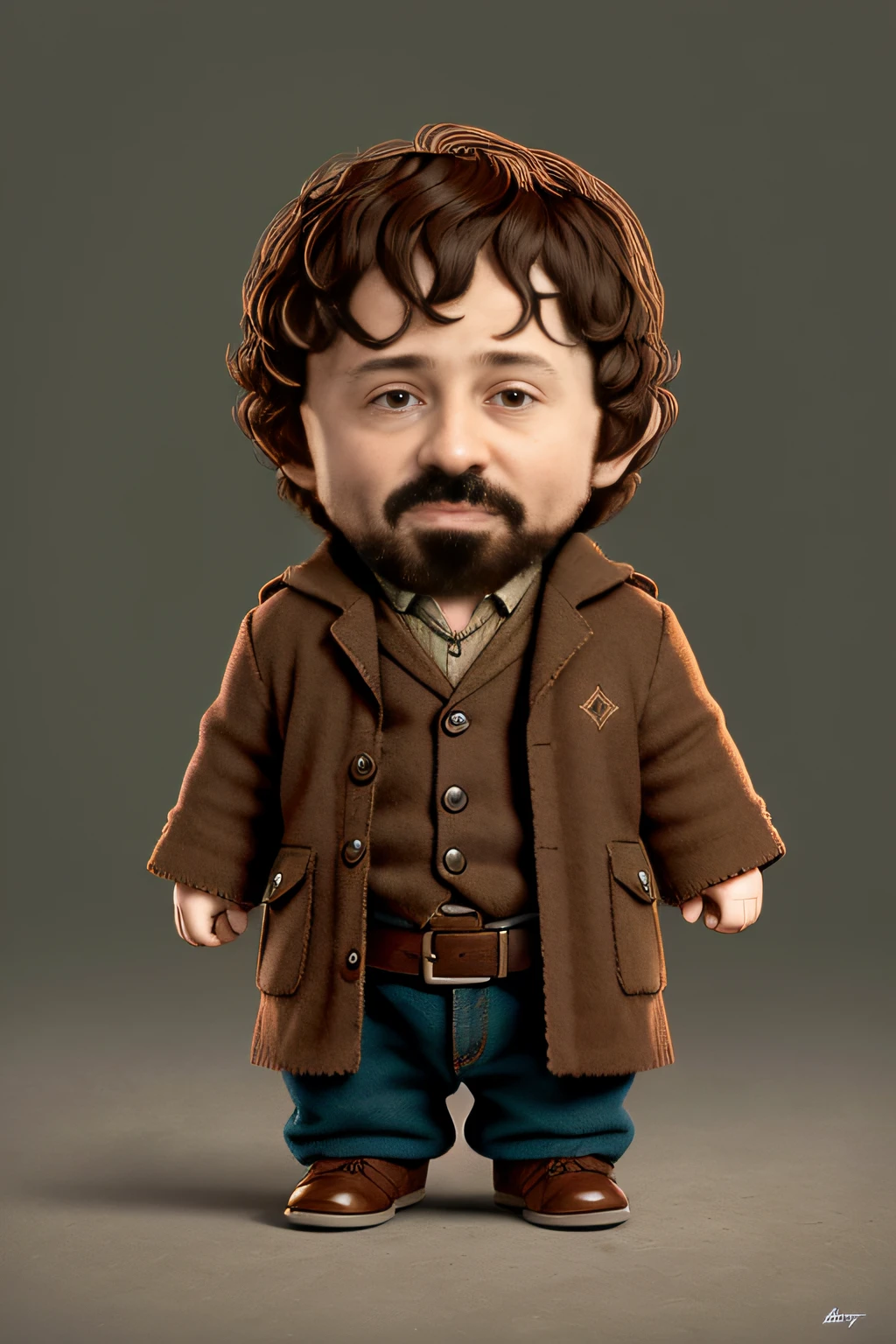(cbzbb:1.25), portrait of cutest frodo baggins baby illustration, artstation, CGI_Animation,