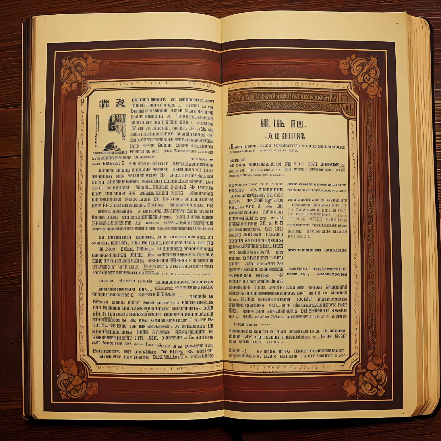 Old book cover、 --auto
