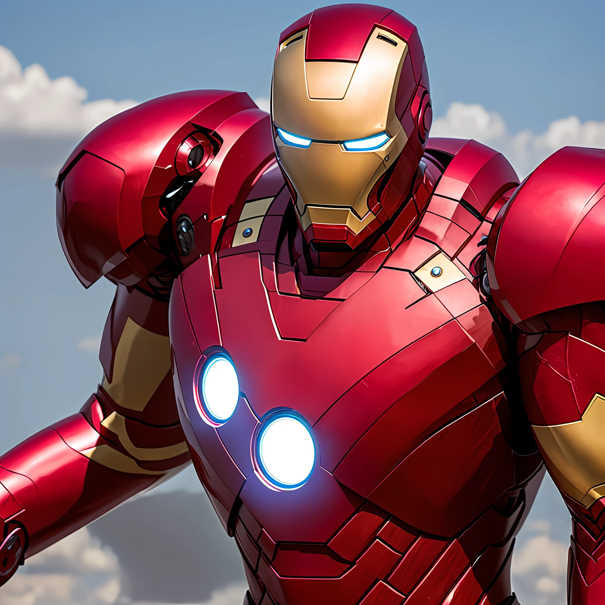 Trump wears an Iron Man suit --auto