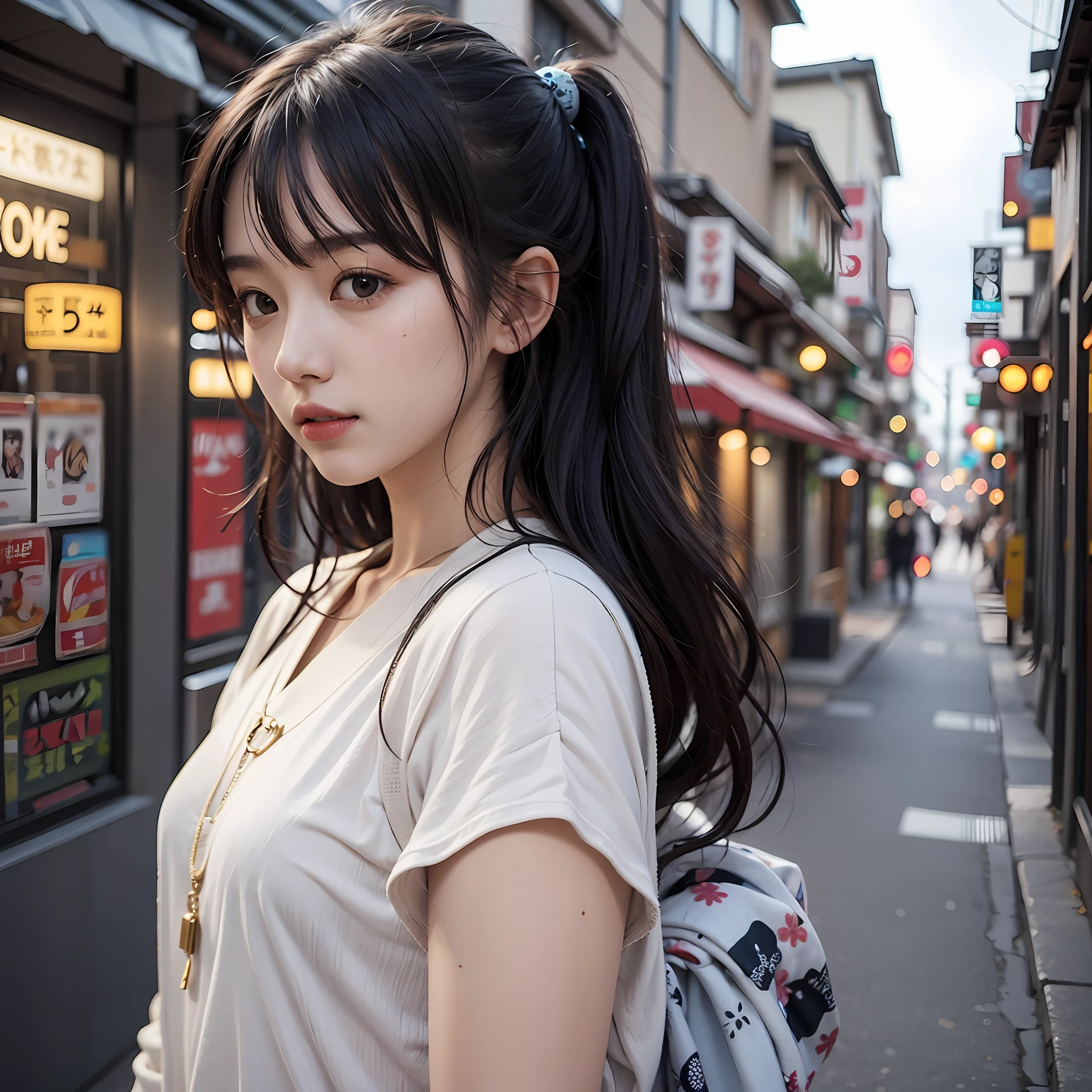 japanes,Facing the front,1人,Woman in her 20s,cute little,Semi-long