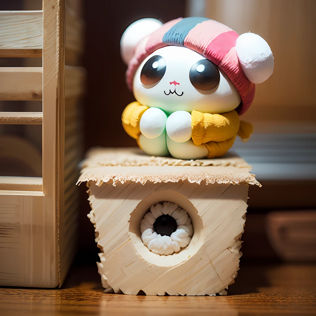 cute little Freak marshmallow creature, toyism style --auto --s2