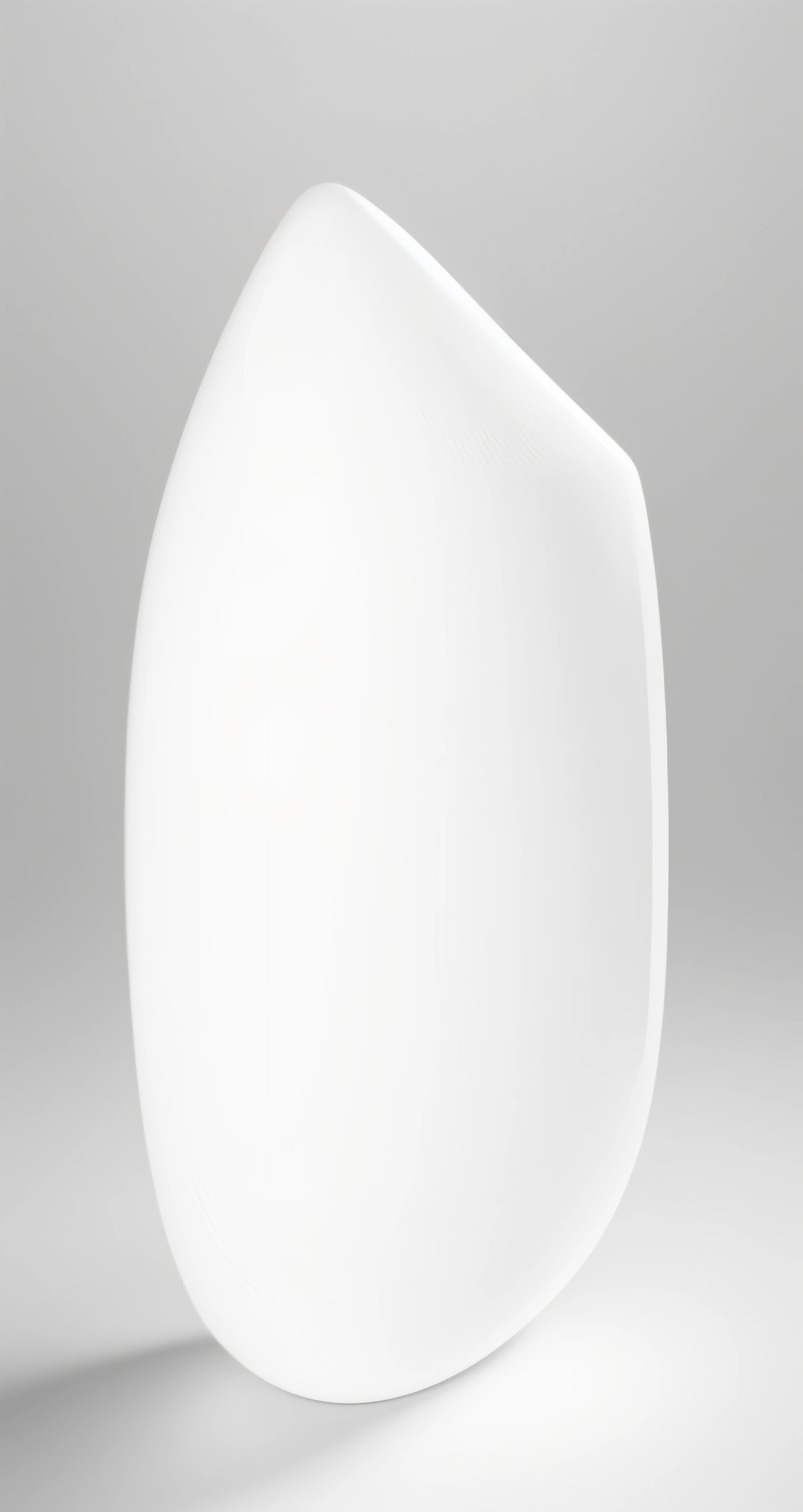 semi transparent，1 grain of white rice, Smooth oval head, Soft oval face, drawn image, vases, White vase, Bottle, round form, Smooth oval surface, Straight smooth vertical, large tall, minaret, Oval face, white plastic, sleek white, beautiful smooth oval head, organic ceramic white, soft diffuse light, vertical portrait, SleekDesign，High-quality local rendering，professional product shot，White porcelain skin，product photograph，products shot，Product photography 4 K，Porcelain white skin，Product rendering，fotografia do produto，professional product photo，Full product photos，White body，close-up product photo，product introduction photos