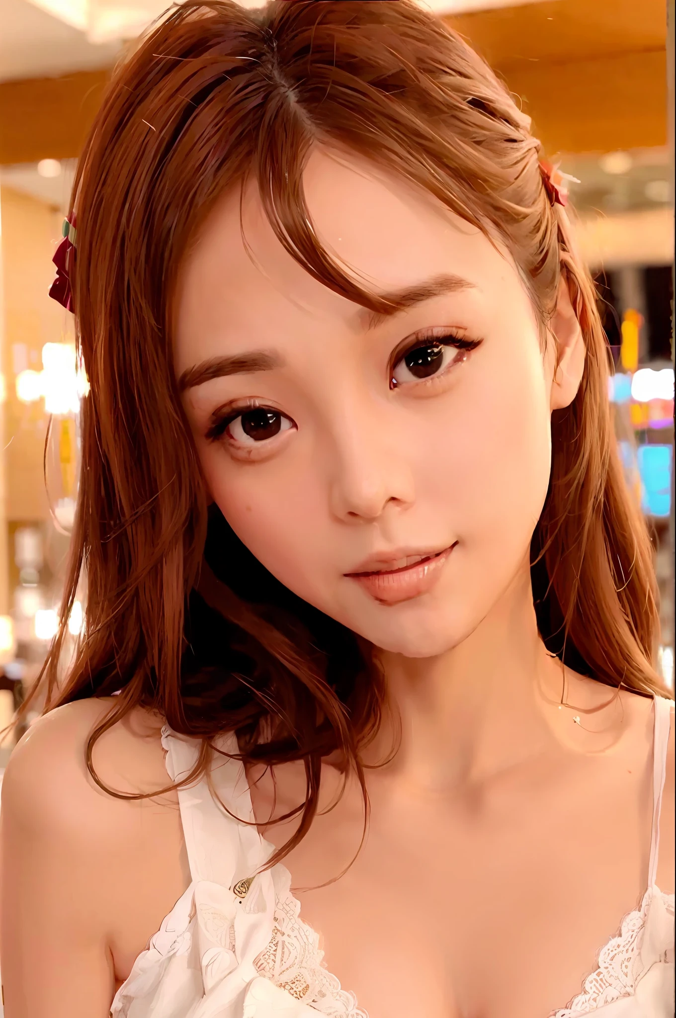 Hong Kong girl, Beautiful girl eating dessert in restaurant
