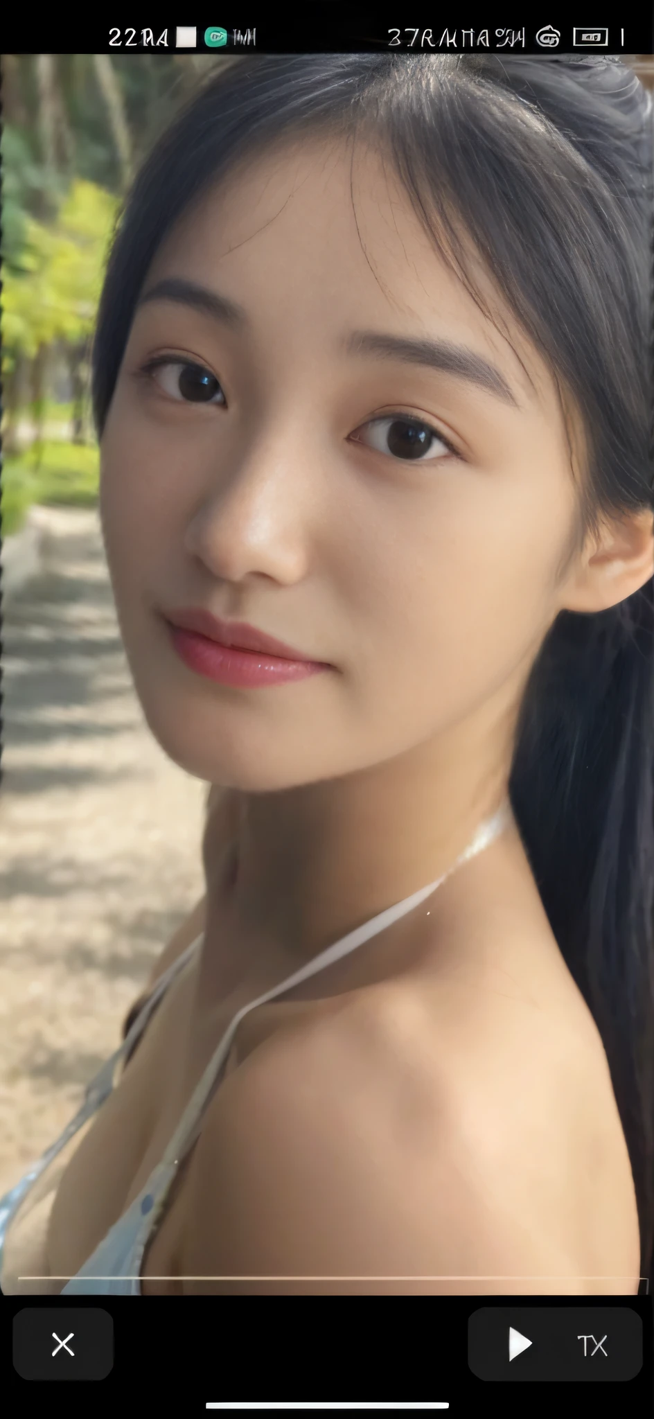 a close up of a woman with long hair and a blue dress, young cute wan asian face, gorgeous chinese models, young lovely Korean faces, cute delicate face, wan adorable korean face, beautiful delicate face, beautiful Korean women, Soft portrait shot 8 K, Extremely beautiful face, Gorgeous young Korean woman, bae suzy, Chinese girl, Beautiful young Korean woman --auto