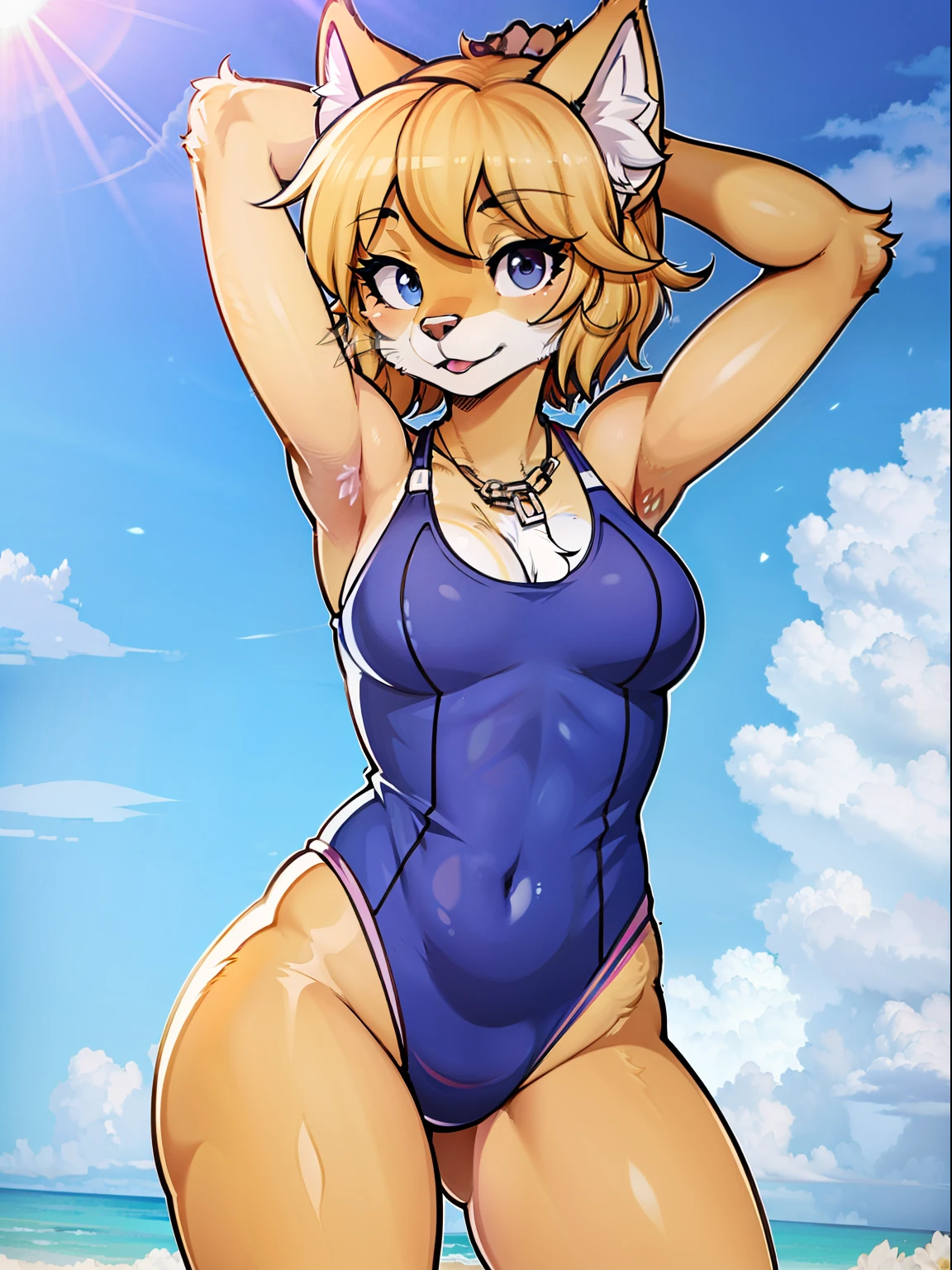 Fursona, One-piece Swimsuit
