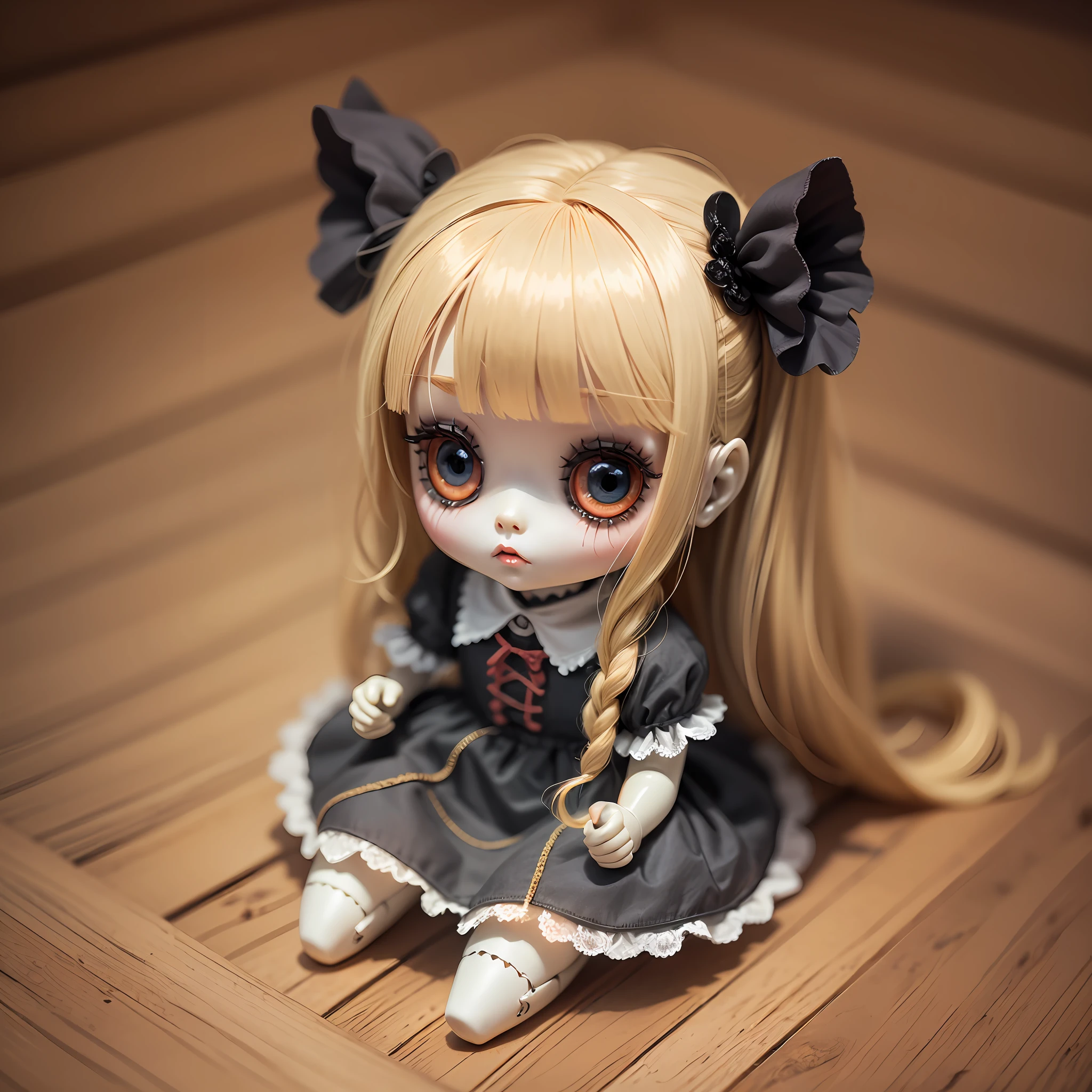a doll cute Freak, crepy pasta, horror ambience --auto --s2