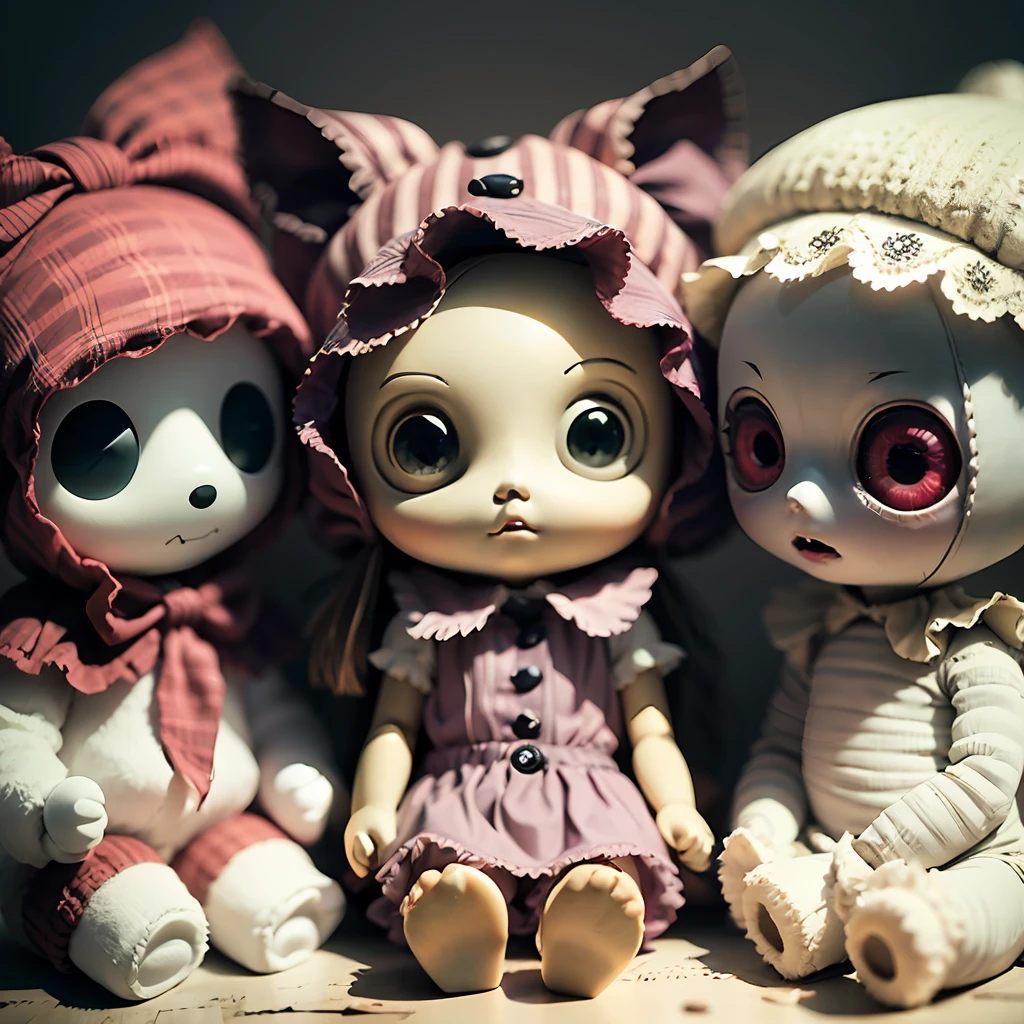 a doll cute Freak, crepy pasta, horror ambience --auto --s2