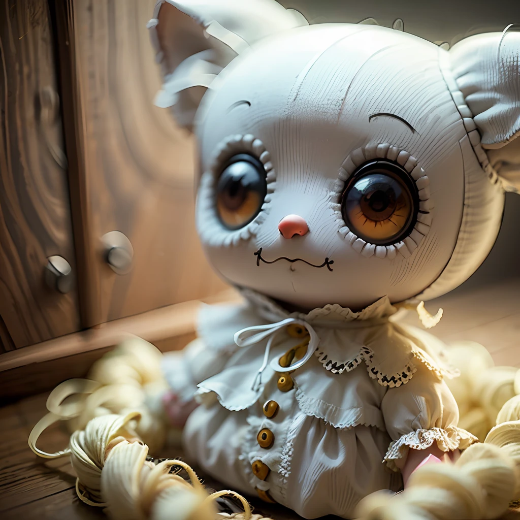 a doll cute Freak, crepy pasta, horror ambience --auto --s2