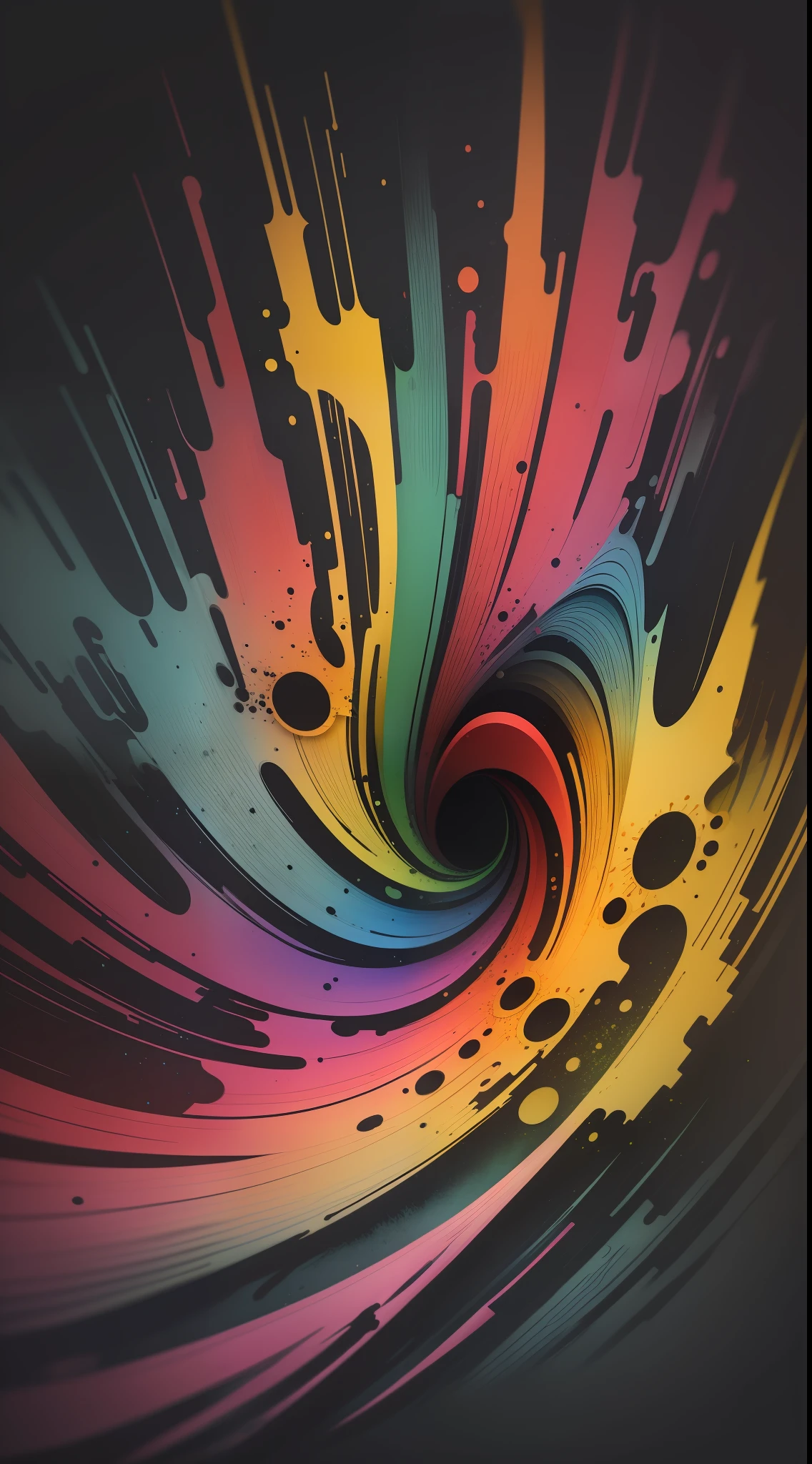 3d watercolor abstract,dark background,high resolution,high quality,colorful,green,red,blue