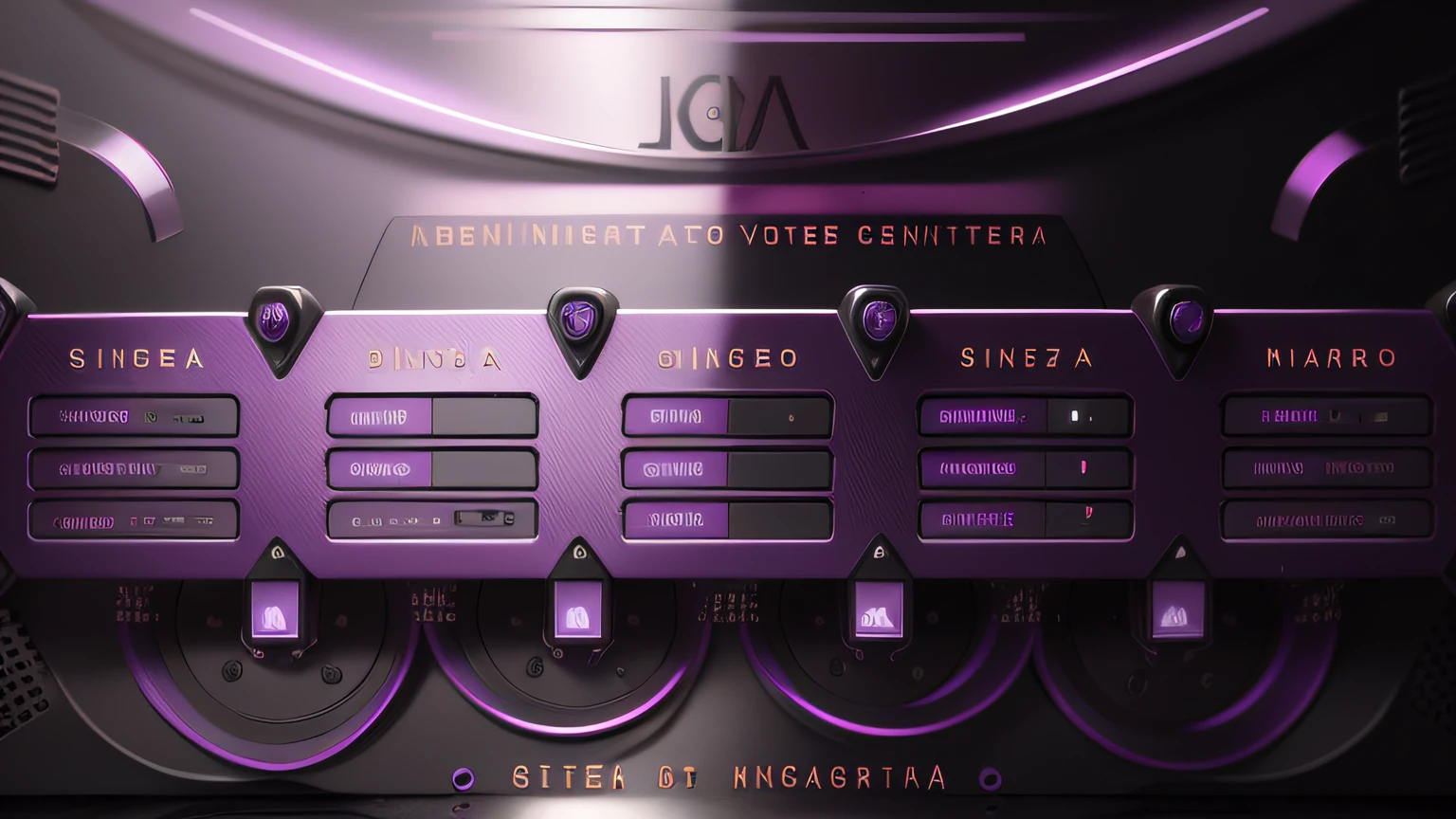 sintetizador vintage madeira moderna hitech, sintetizador preto com detalhes de glassmorphism pinkpurple nova, preto::3.3, Detalhes Pinkpurplee::1.1,