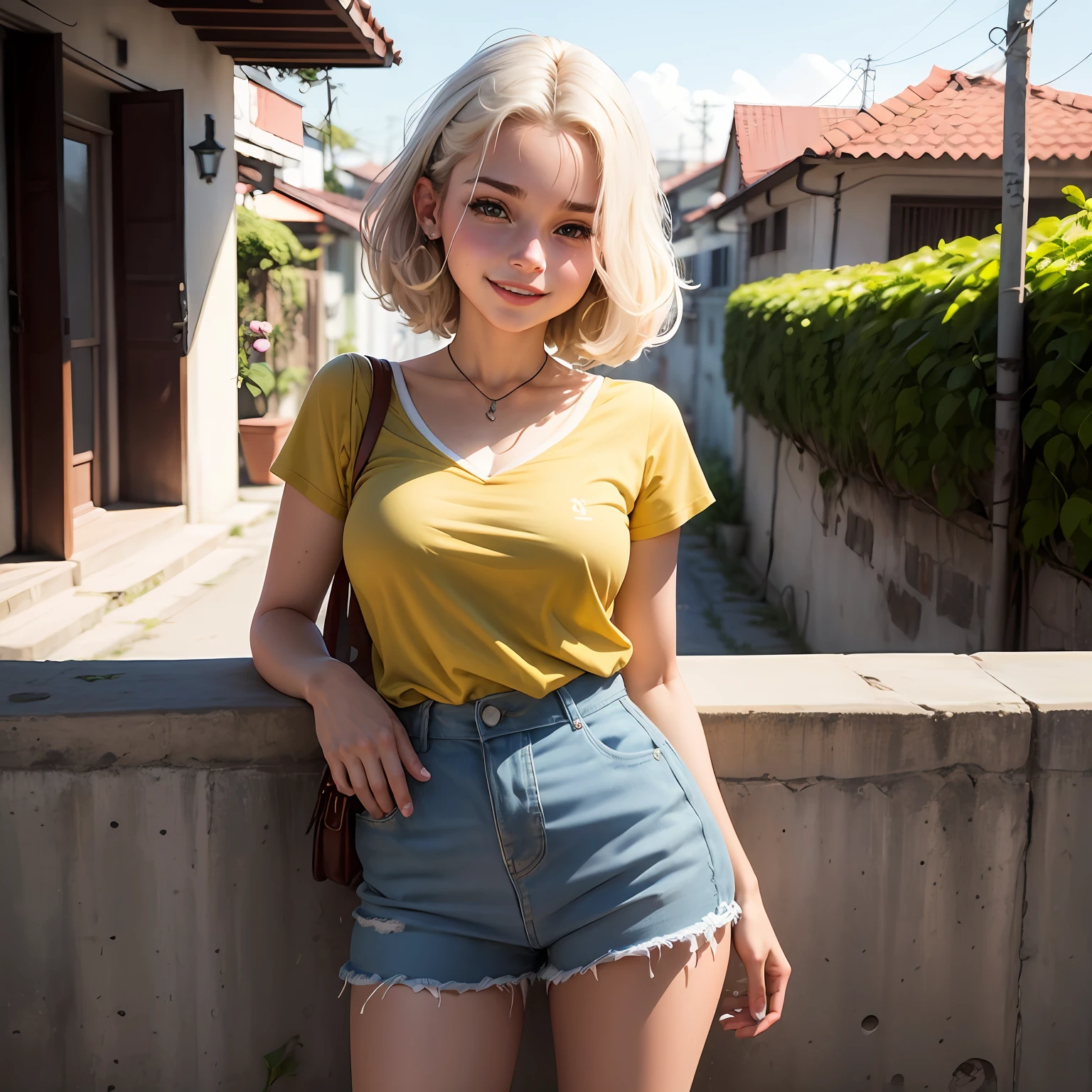 Arafed menina loira de camisa branca sentada em uma cadeira e sorrindo, Anna Nikonova aka Newmilky, em roupas brancas, uma menina com cabelo loiro, lindo modelo jovem, Yelena Belova, jovem adolescente, jovem e bonito, menina jovem e bonito, menina loira bonita, menina jovem bonito, com longos cabelos loiros, mulher jovem bonito, Taran Dasha --auto