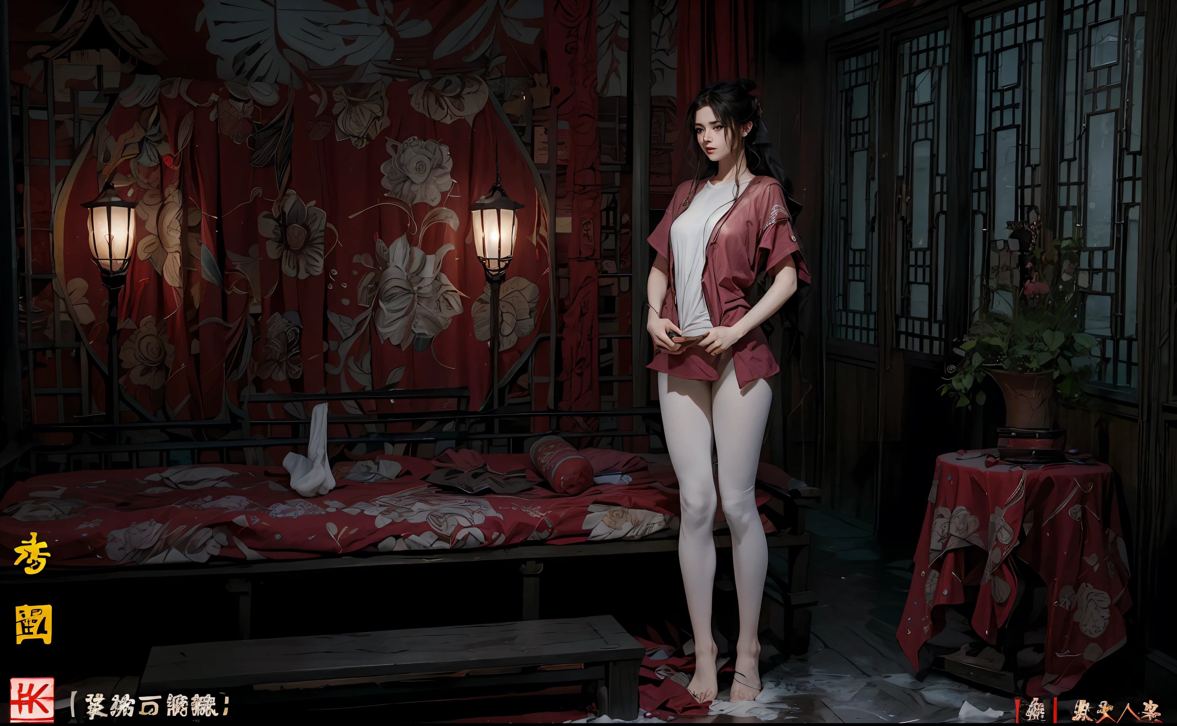 (RAW photos,best qualtiy),(realisticlying:1.3),best qualtiy,highly detailed,tmasterpiece,Hyper-detailing,illustratio,1girll,dynamic angle,The world is proficient in theater,Messy_Long_Hair,best qualtiy,extremely detailed CG unity 8k wal,ink,breath-taking,cinematric light,lens_flare,Fantastic Big Eyes,(Yushui:1.2),Eau,wave,white clothes,White veil,Falls on the ass,Keep your feet apart,with no underpants,White liquid,Looming genitals