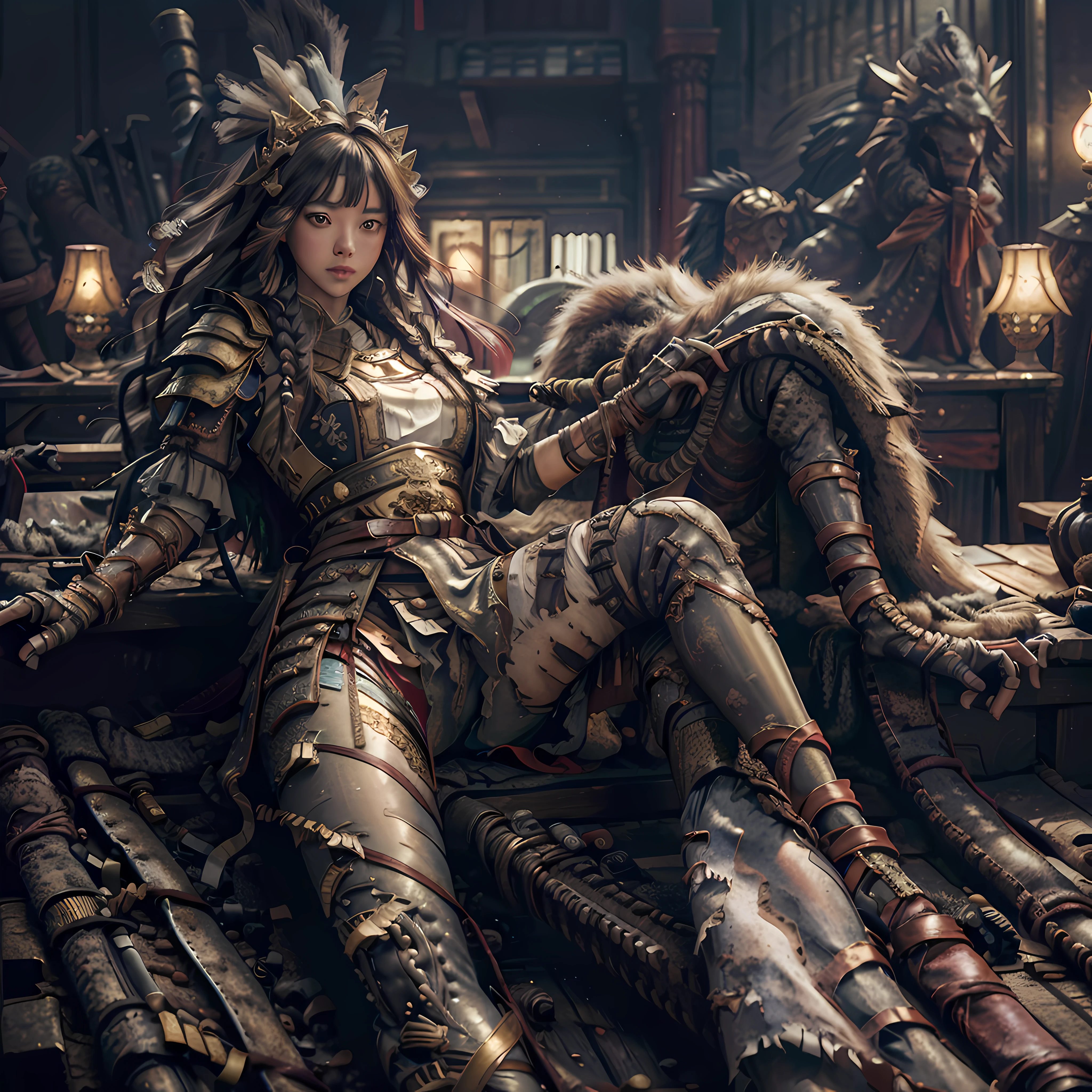 ultra realistic 8k cg, picture-perfect face, flawless, clean, masterpiece, professional artwork, famous artwork, perfect face, beautiful face, beautiful eyes, ((perfect female body)), solo, ,(blush:0.5),seductive expression,extremely detailed_eyes,thick thighs,room, beautifully detailed background,depth of field,realistic:1.3, (ambient light:1.3),(cinematic composition:1.3),(neon lights:0.1),(HDR:0.1),Accent Lighting, narrow waist,long shot,pantyhose,opencrotch,shirt,full body, 1girl,twin braids, torn pantyhose,torn legwear, --auto