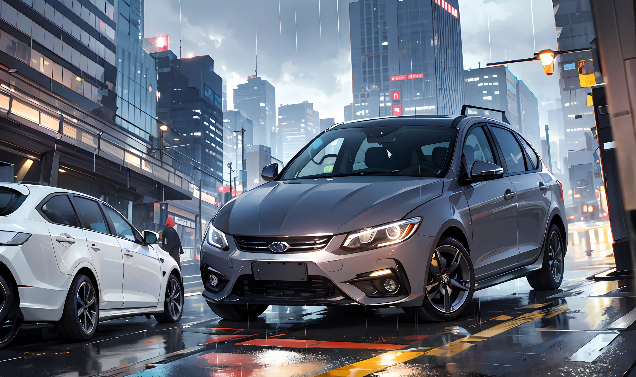 BYD car machine rainy days stormy in the southern hemisphere with Hokkaido