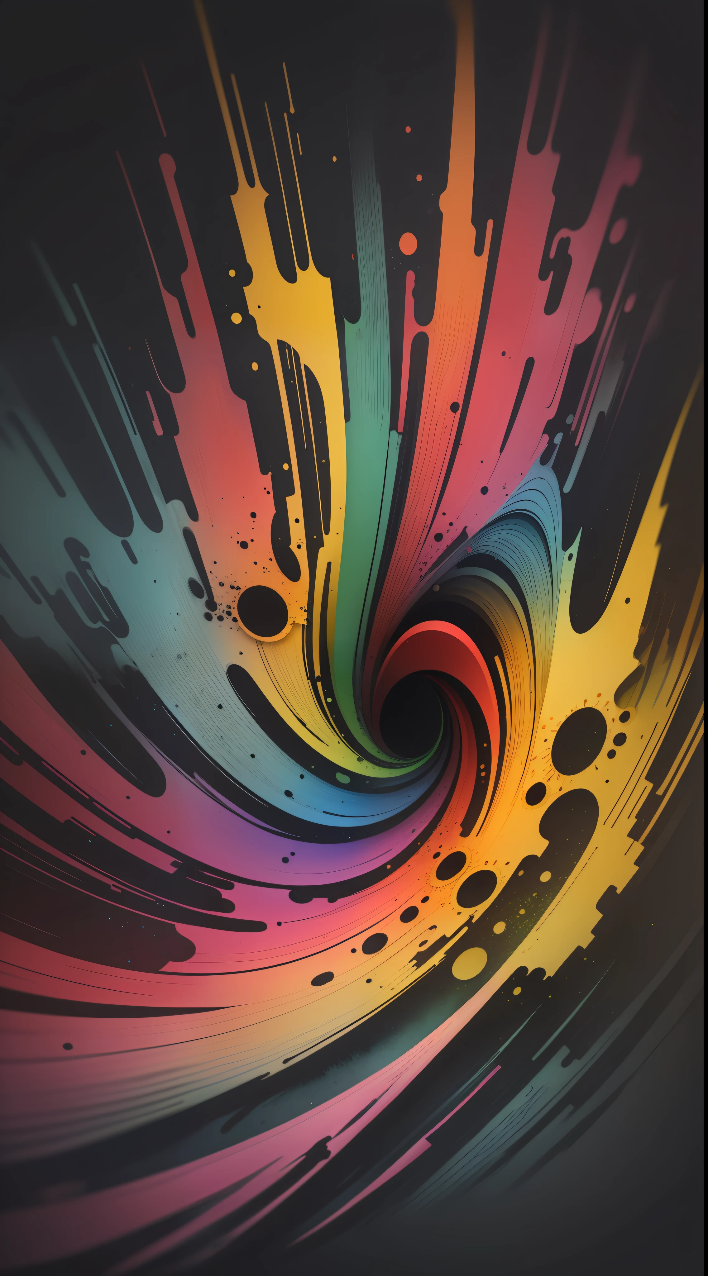 3d watercolor abstract,dark background,high resolution,high quality,colorful,green,red,blue