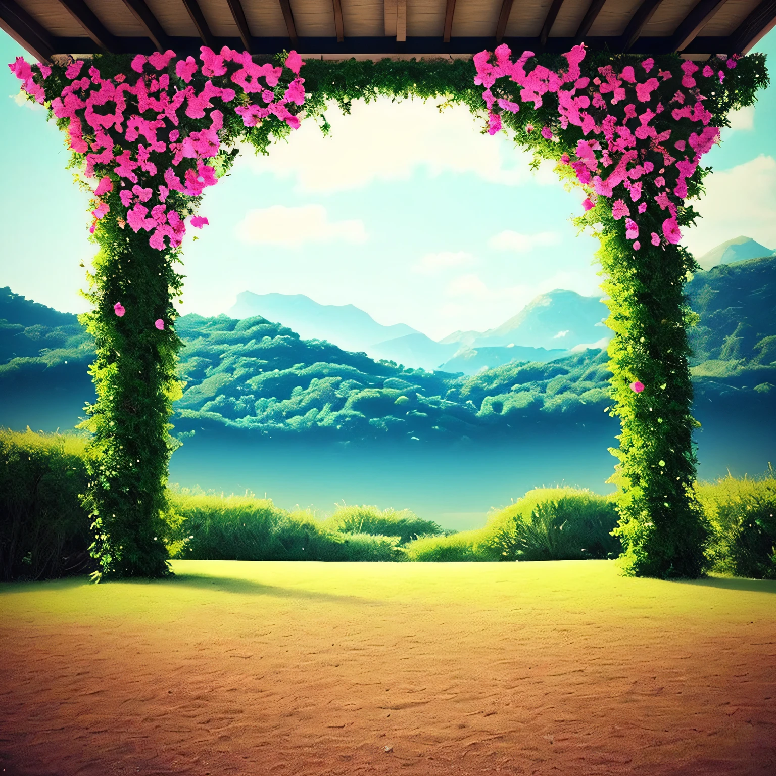 you can generate for me but backdrops for romantic video