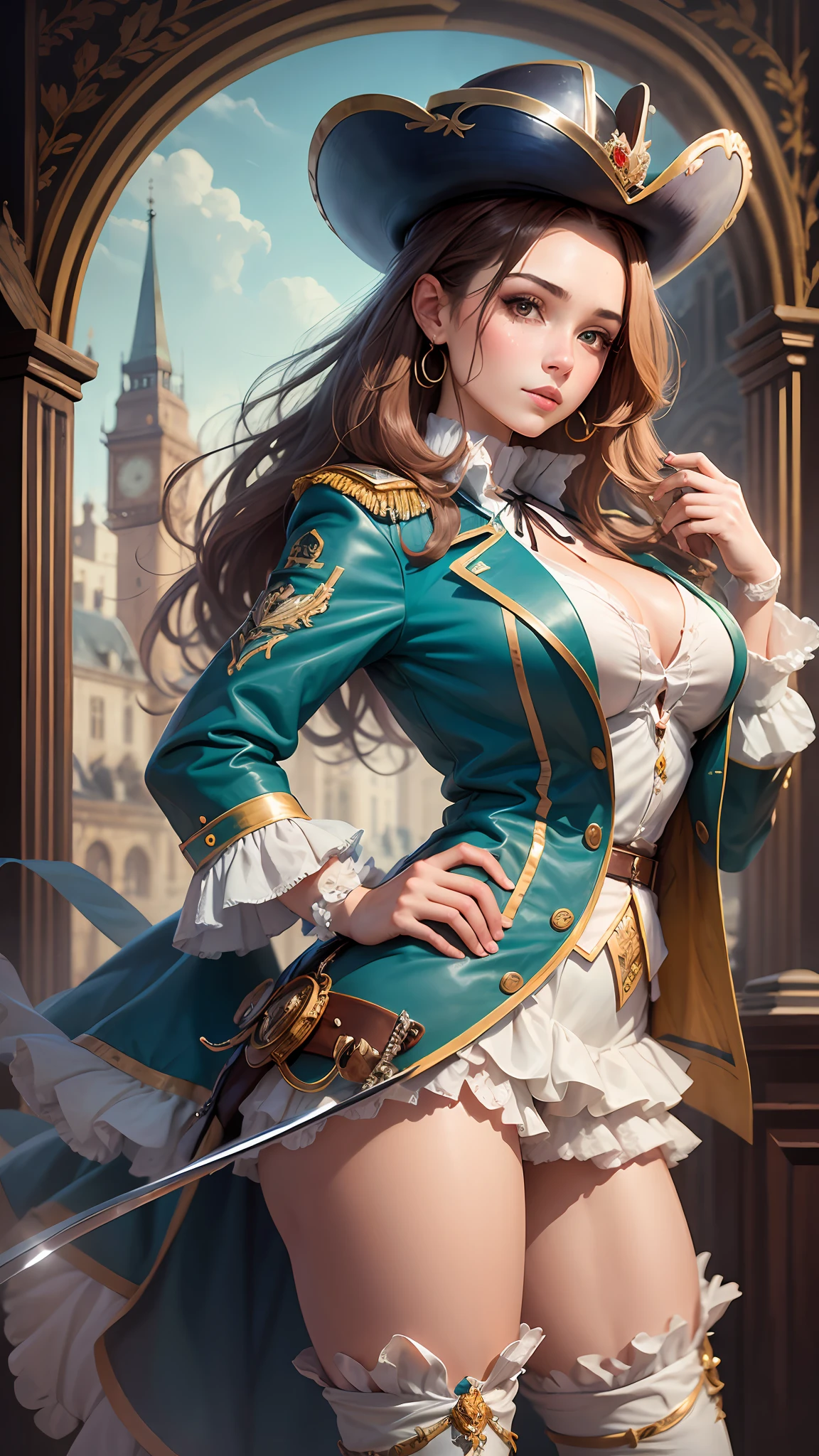a beautiful girl as Musketeer --auto --s2