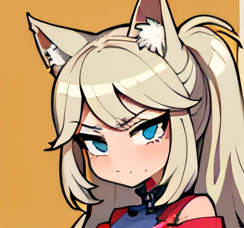 Anime girl with cat ears and red dress, anime catgirl, cat woman, fox nobushi, nekomimi, anime girl with cat ears, cute anime catgirl, Cat girl, female furry mini cute style, Girl with cat ears, fox-girl, angiewolf, headshot of young female furry, ****, anime style character, anime cat，blue clothes，delicated，8K