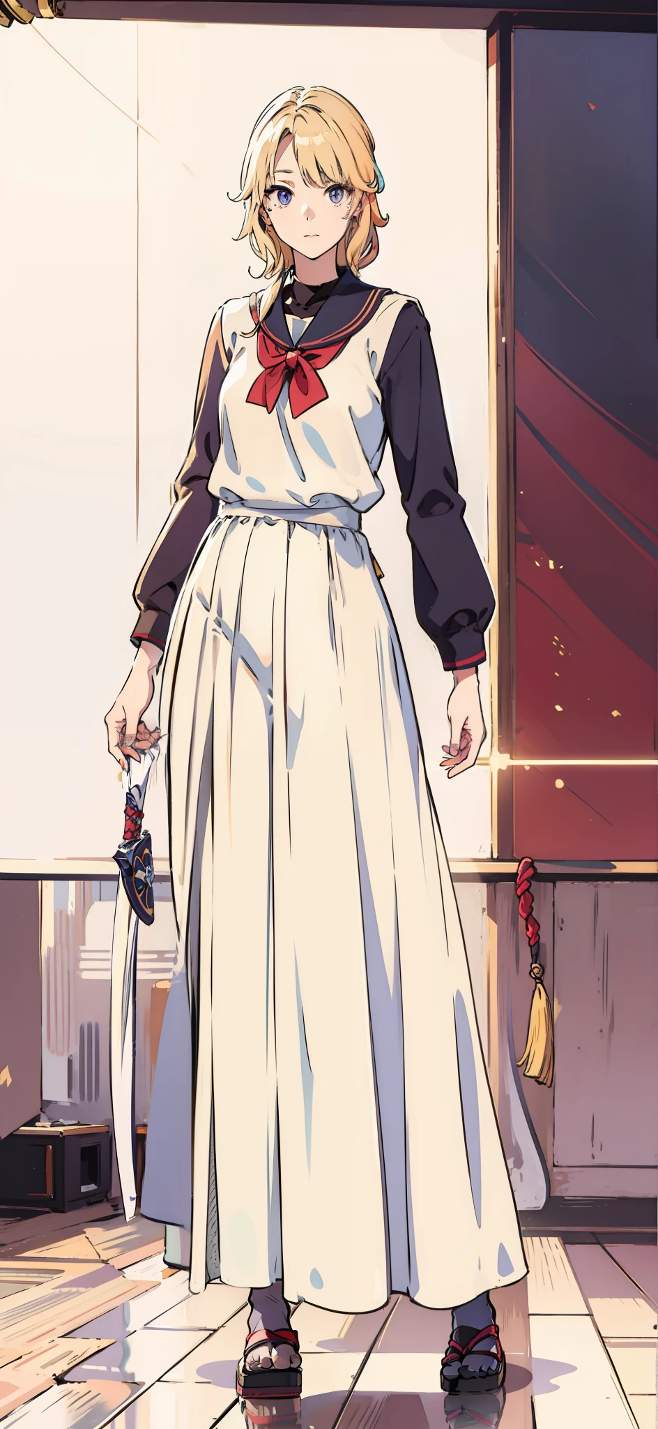 Katana in hand