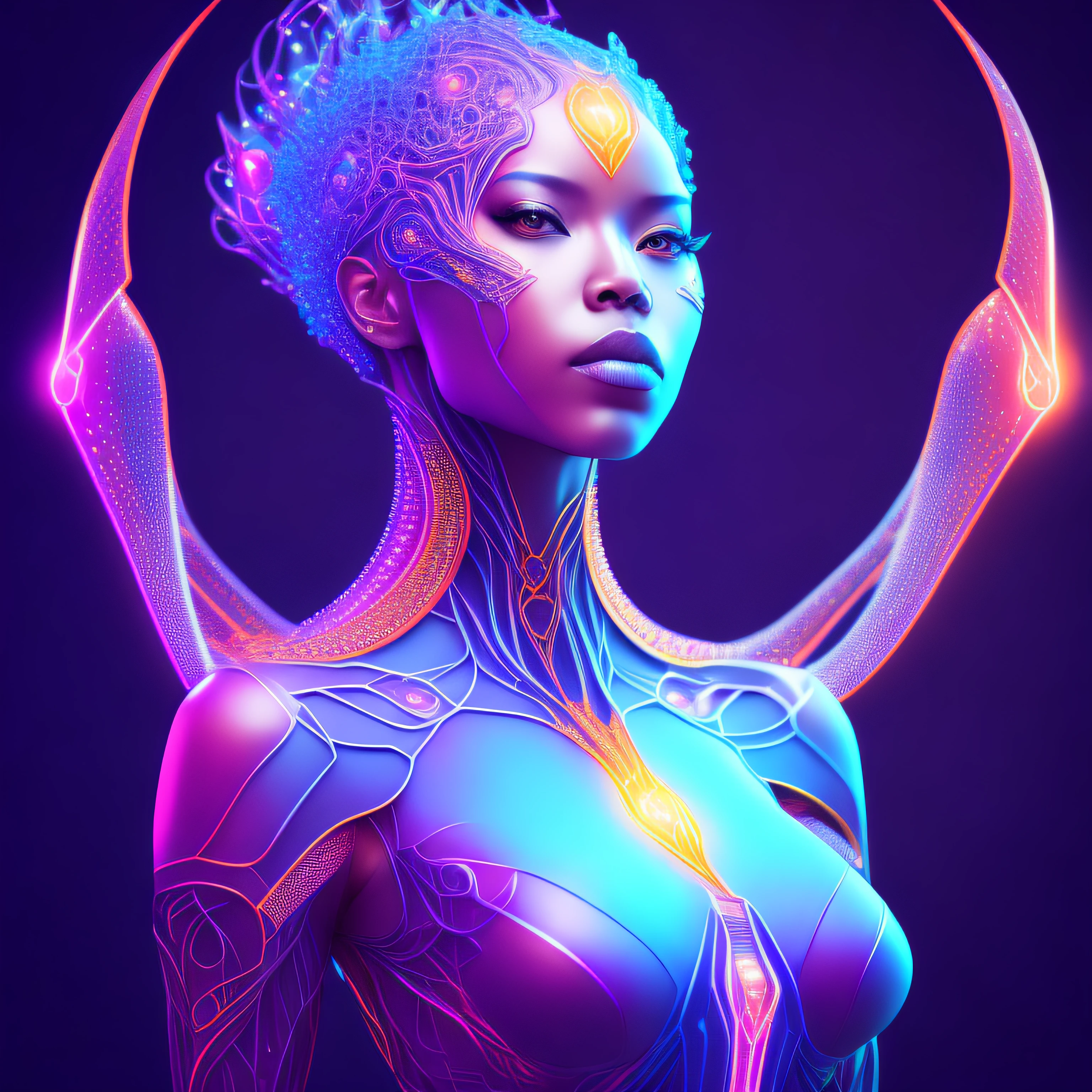 a digital painting of a woman's full body, intricate neon circuit pattern, low poly outlines, avatar image, brandon woelfel, neural machine, intricate led jewellery, dna strands, grid and web, side profile artwork, a digital painting of a woman with glowing hair, neon outlines, featured on polycount, intricate portrait design, abstract album cover, avatar image, vector design, beautiful avatar pictures, a digital painting of a woman with flowers in her hair, intricate futuristic led jewelry, deviantarz, emerging from blue fire, side profile waist up portrait, art cover illustration, aesthetic!!!!!! female genie, inspired by Sam Spratt, intricate mechanical body, luminous, by Yang Buzhi, complex 3d render ultra detailed of a beautiful porcelain profile woman android face, cyborg, robotic parts, 150 mm, beautiful studio soft light, rim light, vibrant details, luxurious cyberpunk, lace, hyperrealistic, anatomical, facial muscles, cable electric wires, microchip, elegant, beautiful background, octane render, H. R. Giger style, 8k, best quality, masterpiece, illustration, an extremely delicate and beautiful, extremely detailed ,CG ,unity ,wallpaper, (realistic, photo-realistic:1.37),Amazing, finely detail, masterpiece,best quality,official art, extremely detailed CG unity 8k wallpaper, absurdres, incredibly absurdres, robot, silver halmet, full body, sitting, a digital painting of a woman's face, beautiful sci fi art, inspired by Cyril Rolando, 8k mandelbulber fractal, deviantarz, enlightenment. intricate, neon version of style jim burns, humanoid flora, a cyborg meditating, dribbble illustration, intricate colorful masterpiece, a digital painting of a woman's face, glowing lights intricate elegant, stuning fantasy 3 d render, nekro petros afshar, highly intricate and colorful, stunning 3d render of a fairy, modern illustration, by Olivia de Berardinis, houdini 3 d render, facets, zbrush central, beeple |