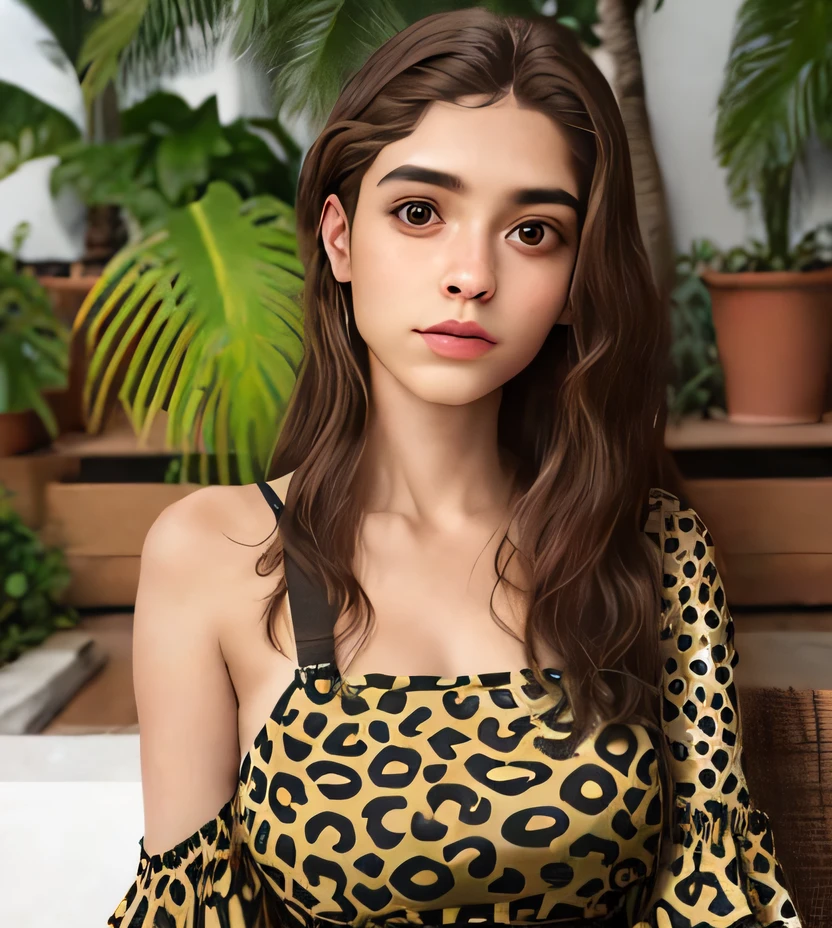 um close up de uma mulher usando um vestido de estampa de leopardo, julia sarda, 19-year-old girl, Violeta Myers, Mulher de 30 anos de Cuba, ela tem cerca de 20 anos, ela tem cerca de 2 0 anos, 2 Modelo feminina de 4 anos, ela tem cerca de 1 6 anos de idade, julia fuentes