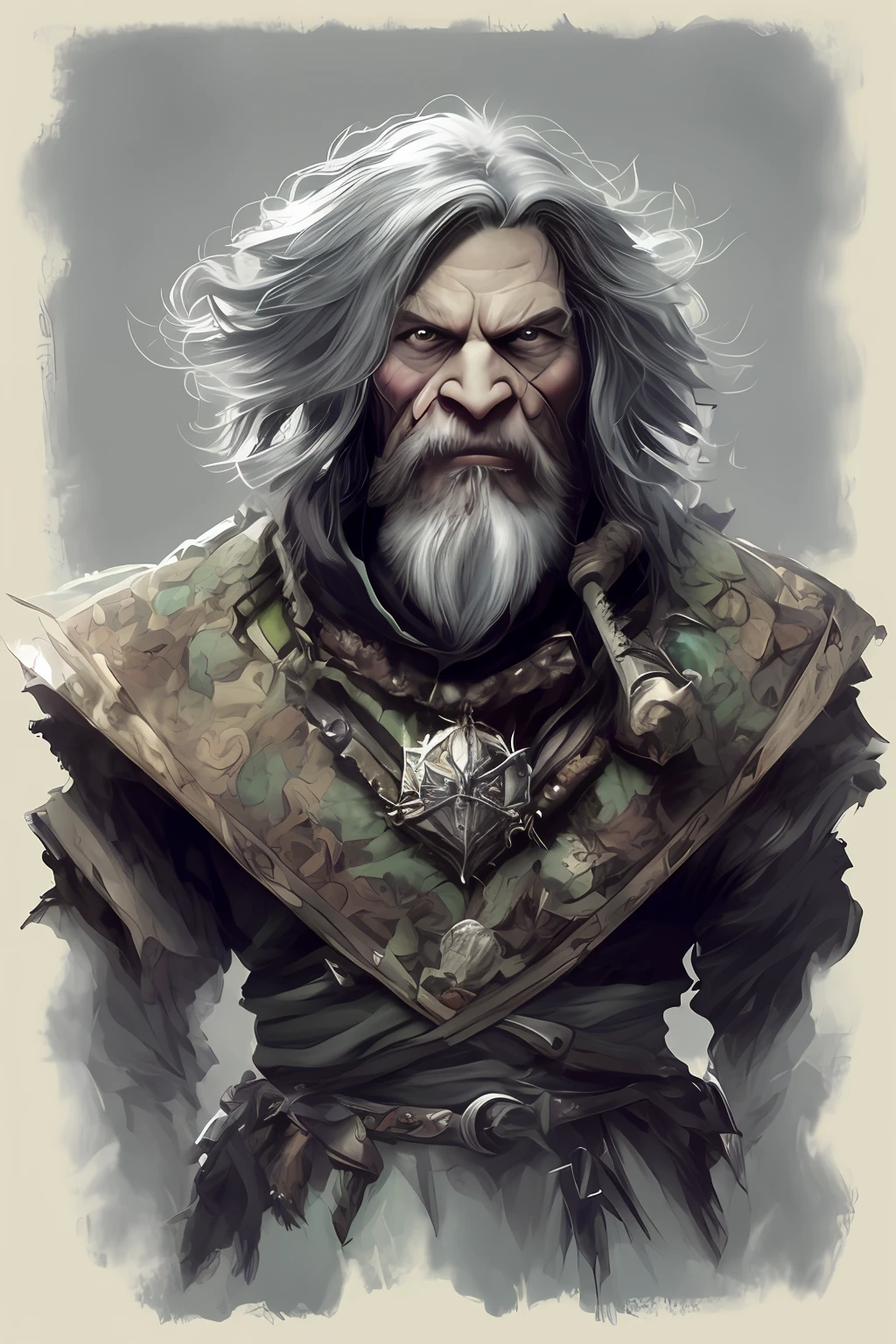 Orc Old Man Senkaze Dao Bone