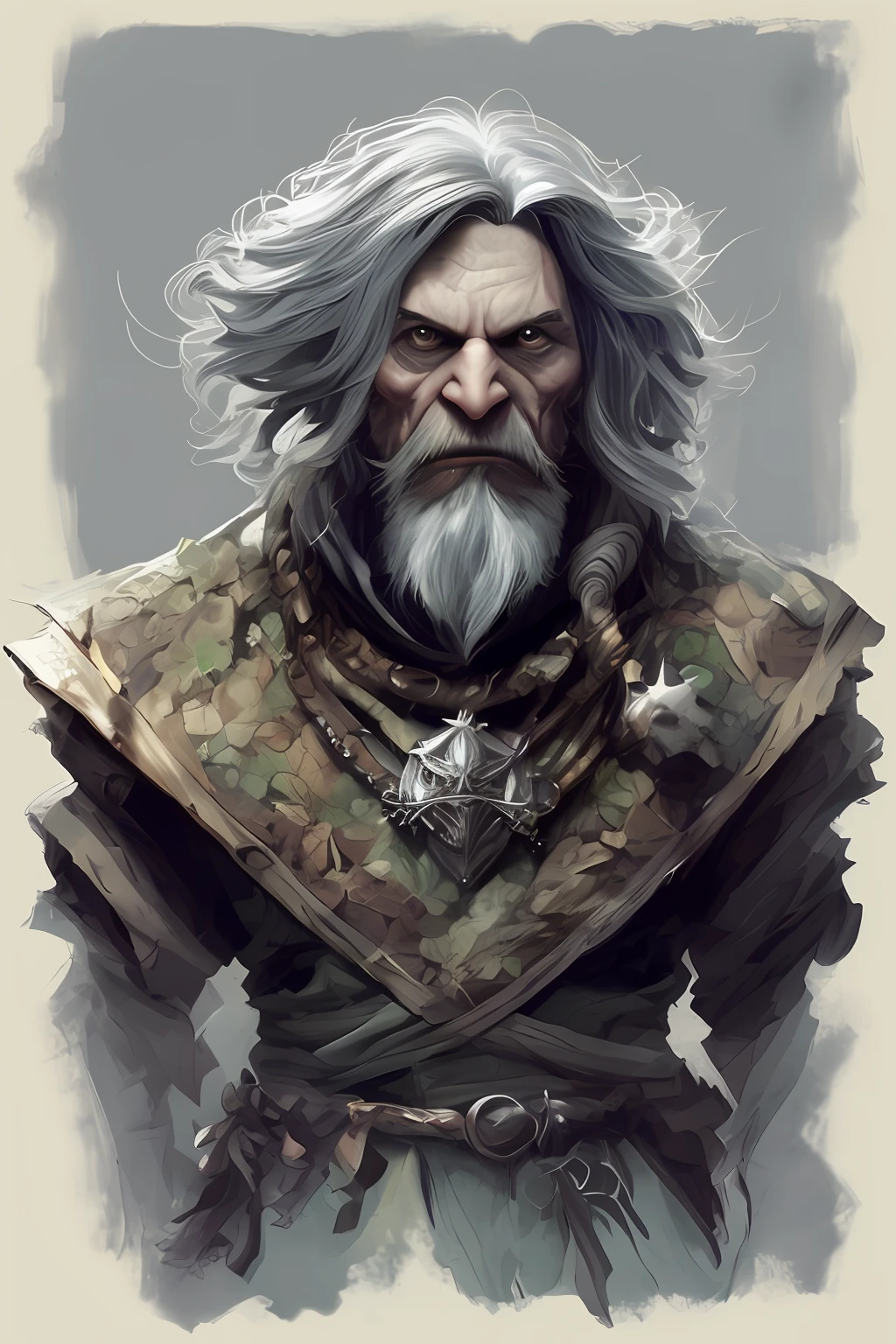 Orc Old Man Senkaze Dao Bone