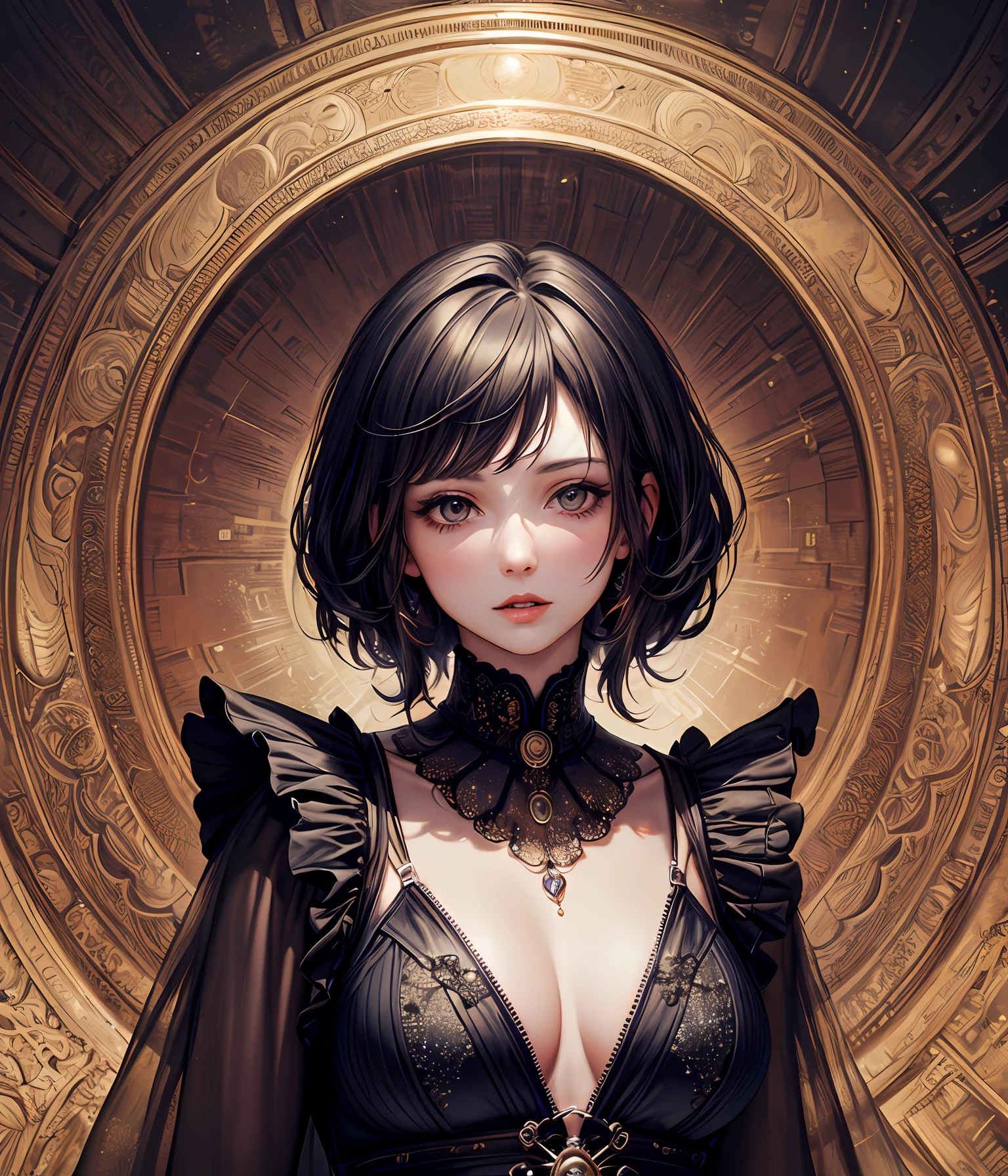 (masterpiece, top quality, best quality, official art, beautiful and aesthetic:1.2), (1girl), extreme detailed,(fractal art:1.3),colorful,highest detailed