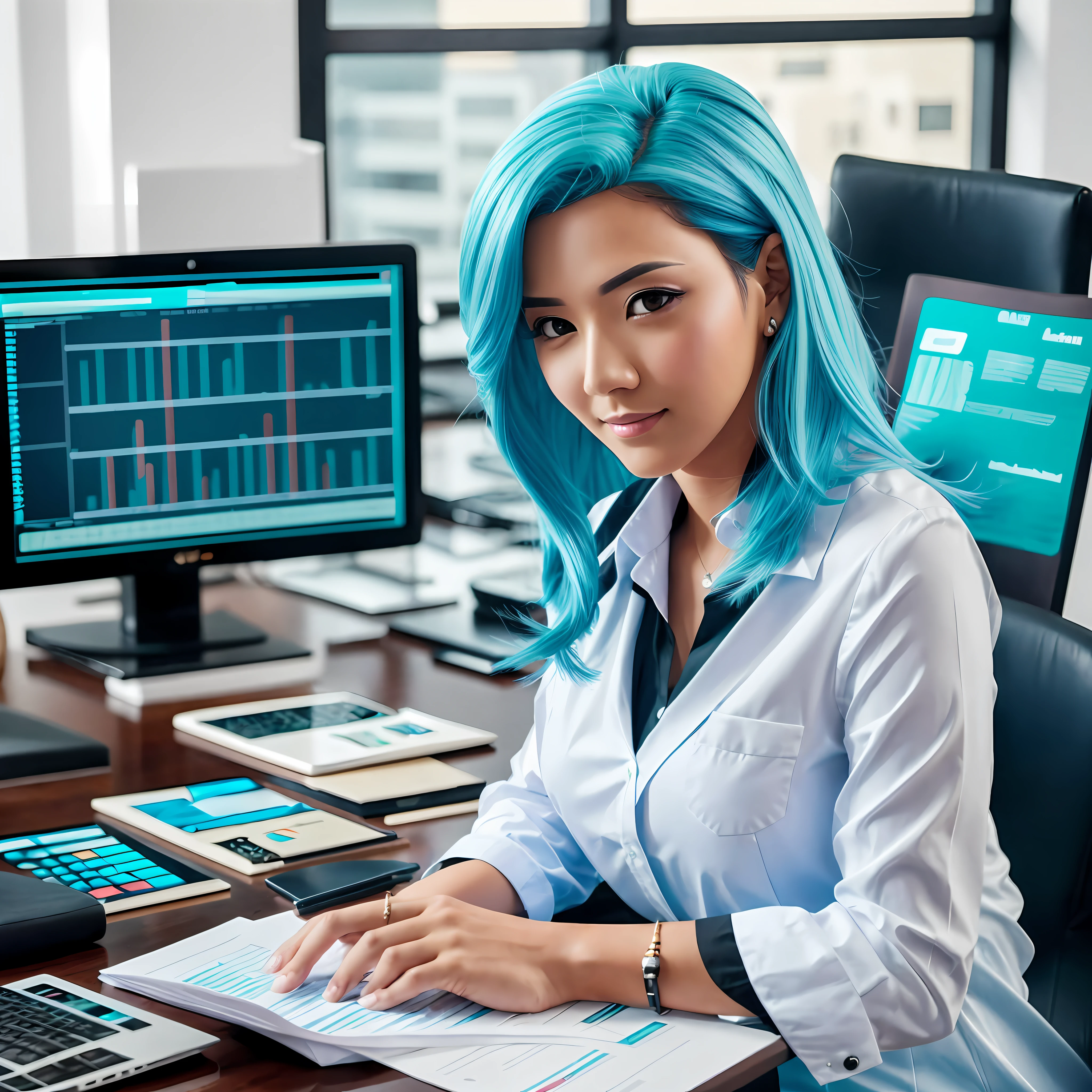 change hair color to black
