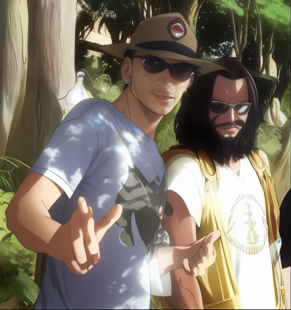 transforme as pessoa da foto em personagens de anime mantendo todos os detalhes originais