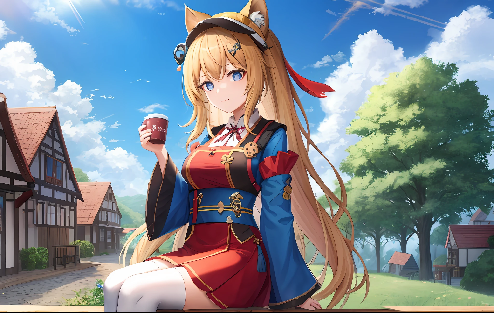 scenecy,ln the forest,villages,ben lo,Skysky,Cloud Healing Goddess 8k