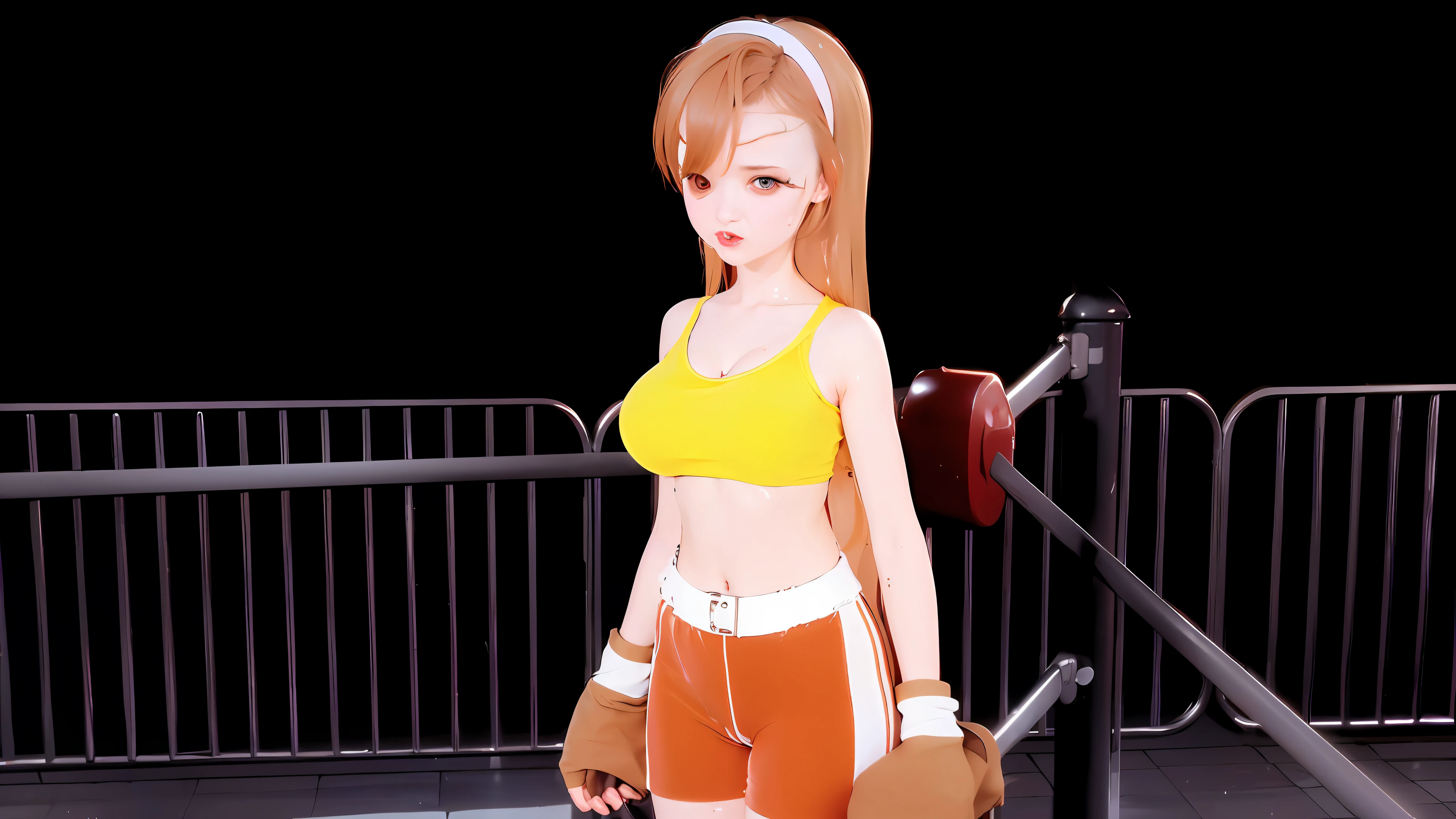best quality, ultra high res, (photorealistic:1.4), 8k resolution, girl, (brown random hair:1.3), (realistic hair:1.2), (Korean girl:1.2), (realistic eyes:1.2), (beauty face:1.3), perfect body, white pale skin, big breast, cleavage, (tongue out and mouth open:1.2), (eyes looked up:1.3), (wet body and thong:1.2),