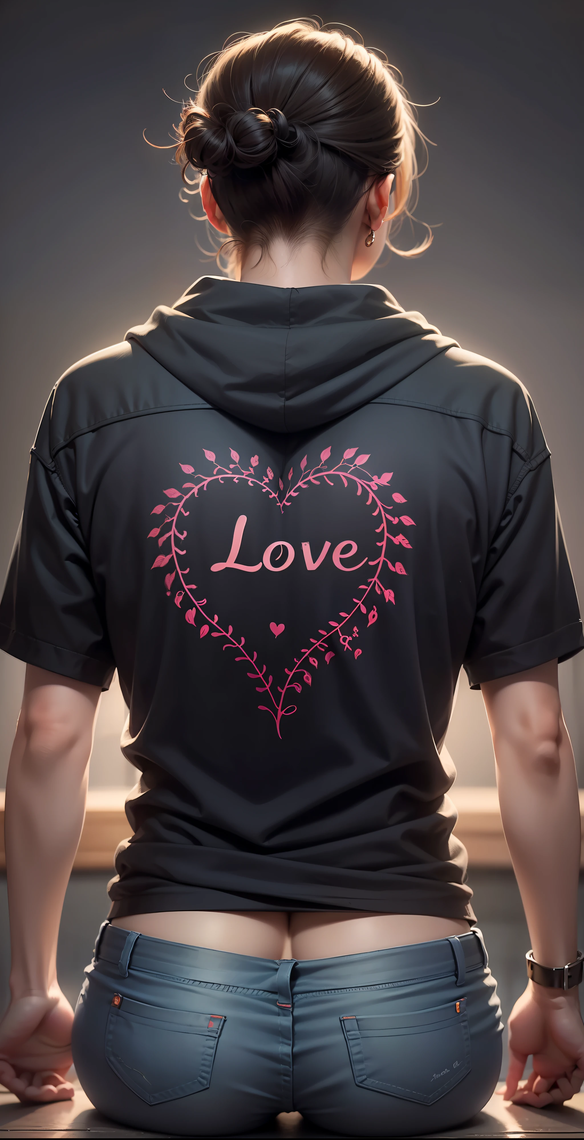 Nice love quotes written in dark background