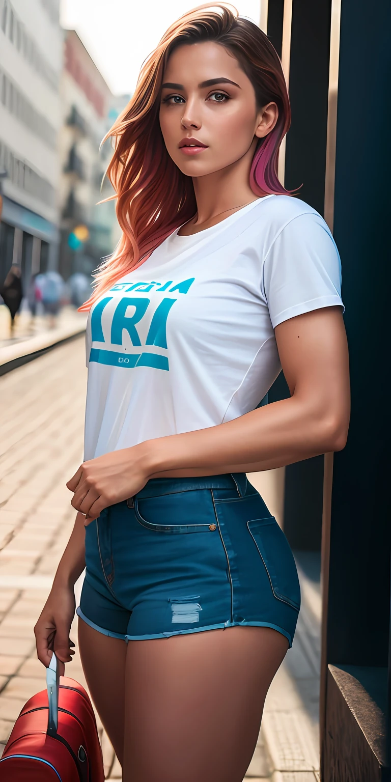 Beautiful Swedish university student, loira, corpo inteiro, do lado de fora na rua, ((magro, pequeno)), (((t-shirt))), shorts esportivo, fotorrealista, foto, obra-prima, realista, realismo, fotorrealismo, alto contraste, Photorealistic digital art trend on Artstation 8k HD high definition realistic detail, detalhada, textura da pele, hiperdetalhada, textura realista da pele, armadura, melhor qualidade, ultra high-resolution, (fotorrealista: 1.4), alta resolução, detalhada, foto crua, sharp re, by Lee Jeffries Nikon D850 Film Stock Photography 4 Camera Kodak Portra 400 Lens F1.6 colors rich hyper realistic texture dramatic lighting unrealengine trend in artstation cinestill 800,