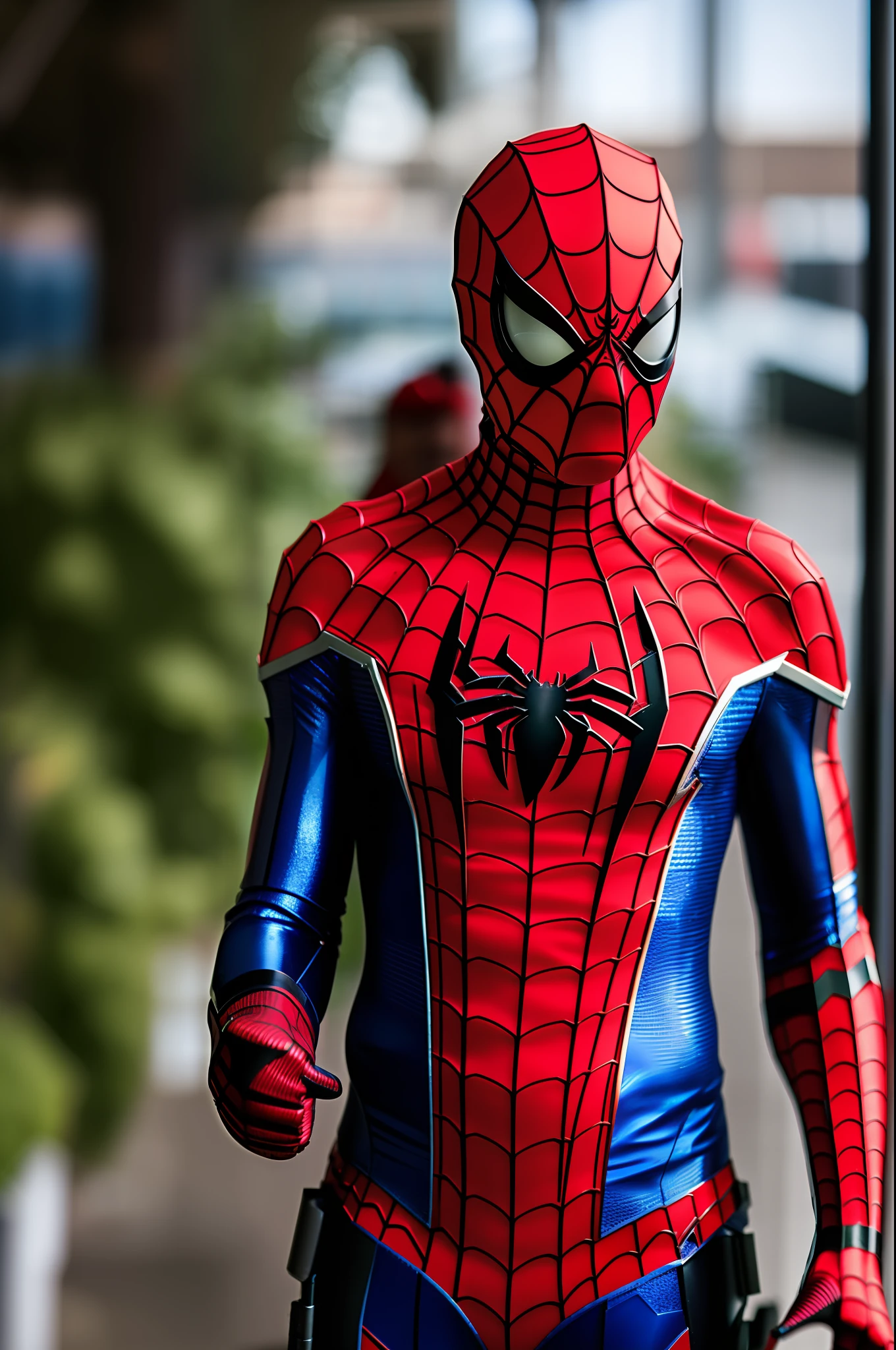 cyber punk perssonage,Spidey,prosthesis