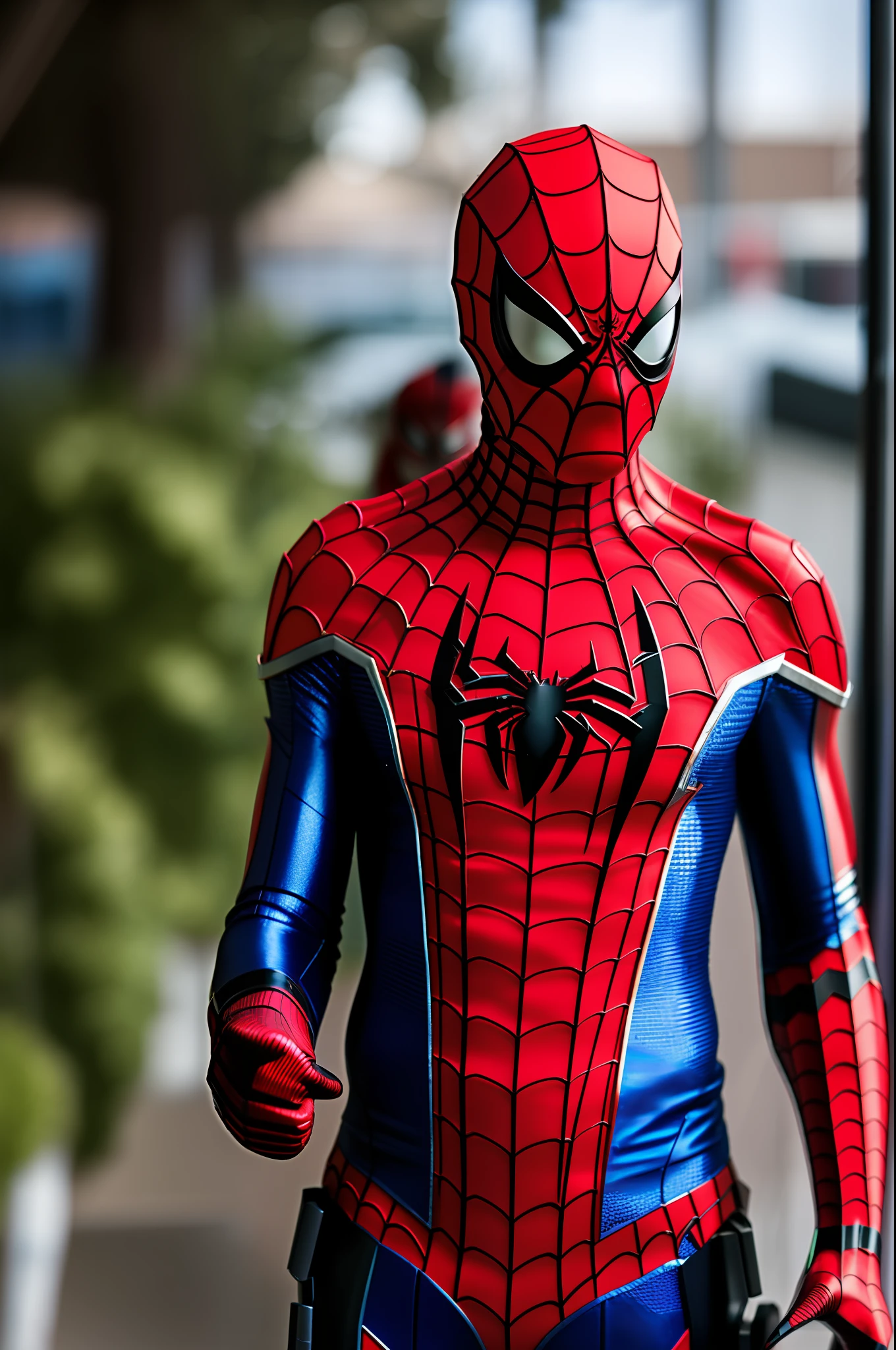 cyber punk perssonage,Spidey,prosthesis