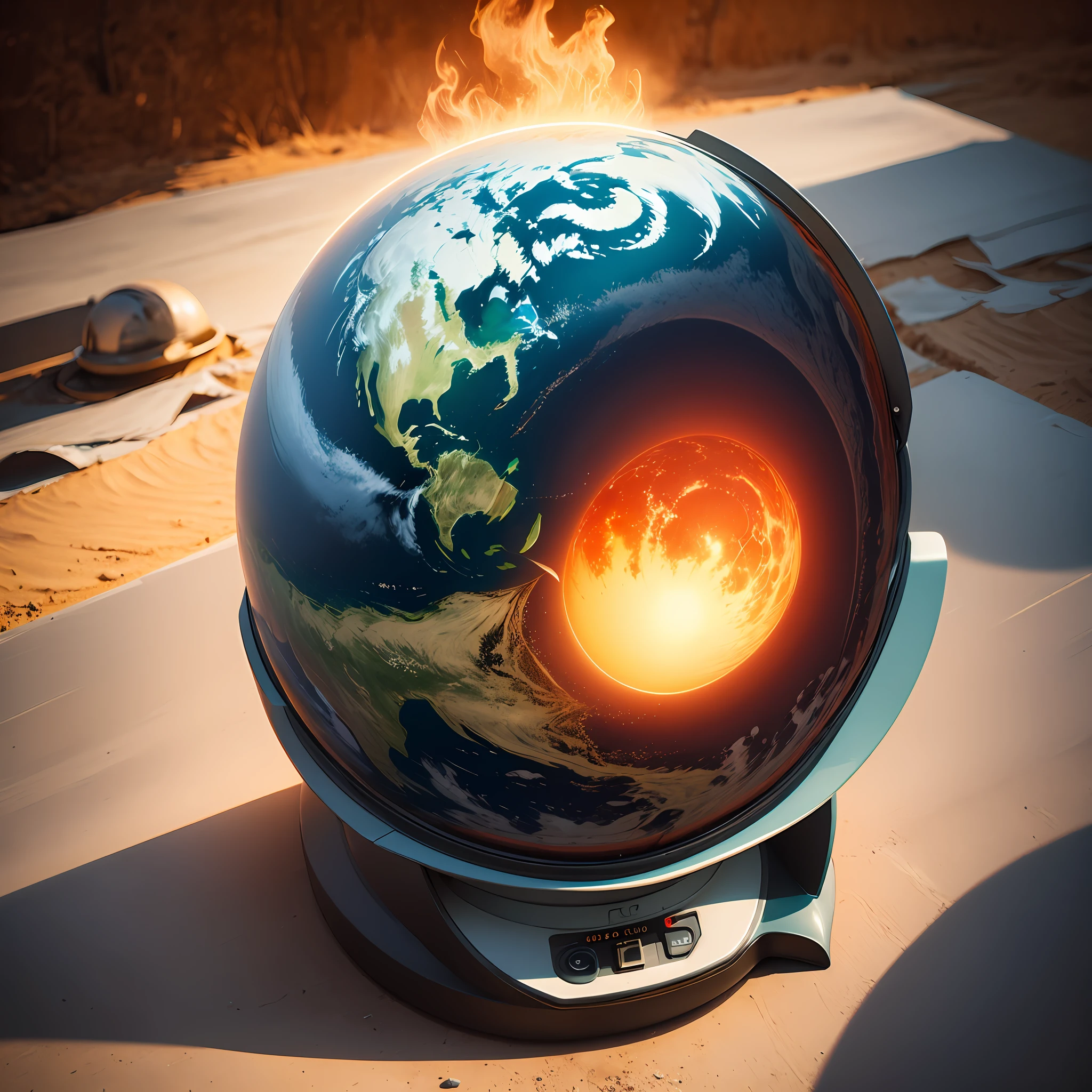 global warming，planet earth，thermography --auto
