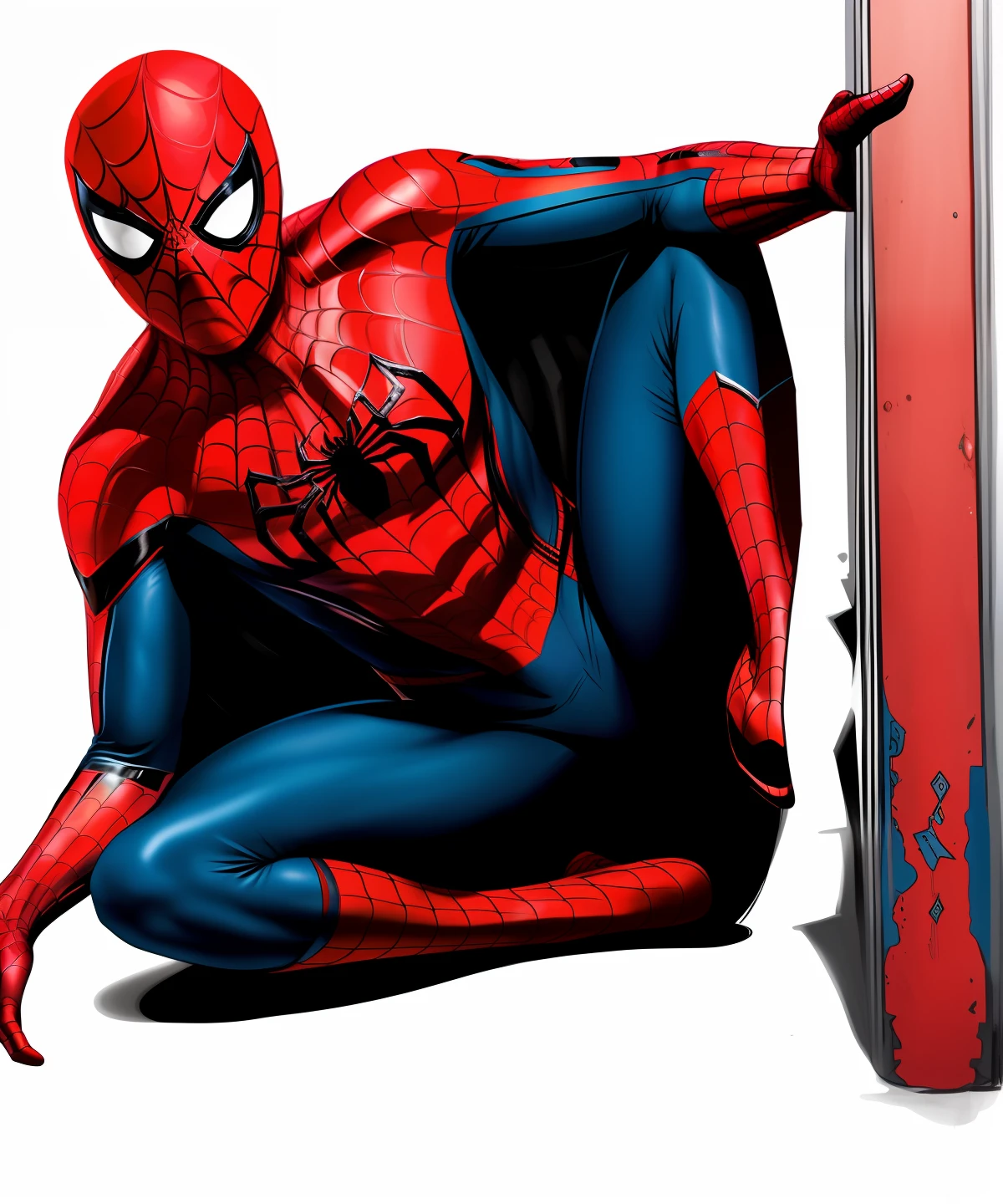 Spider-Man doesn't wear clothes